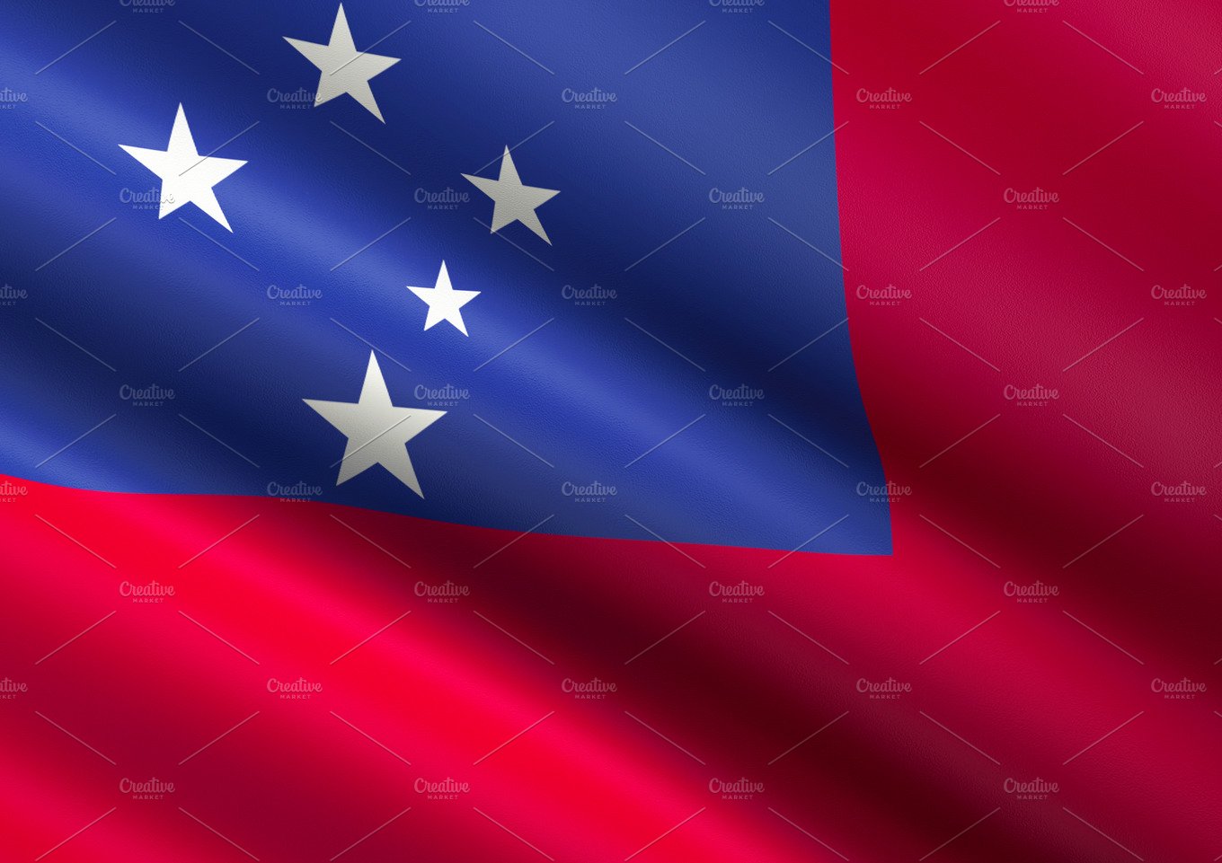 Samoa Flag Wallpapers