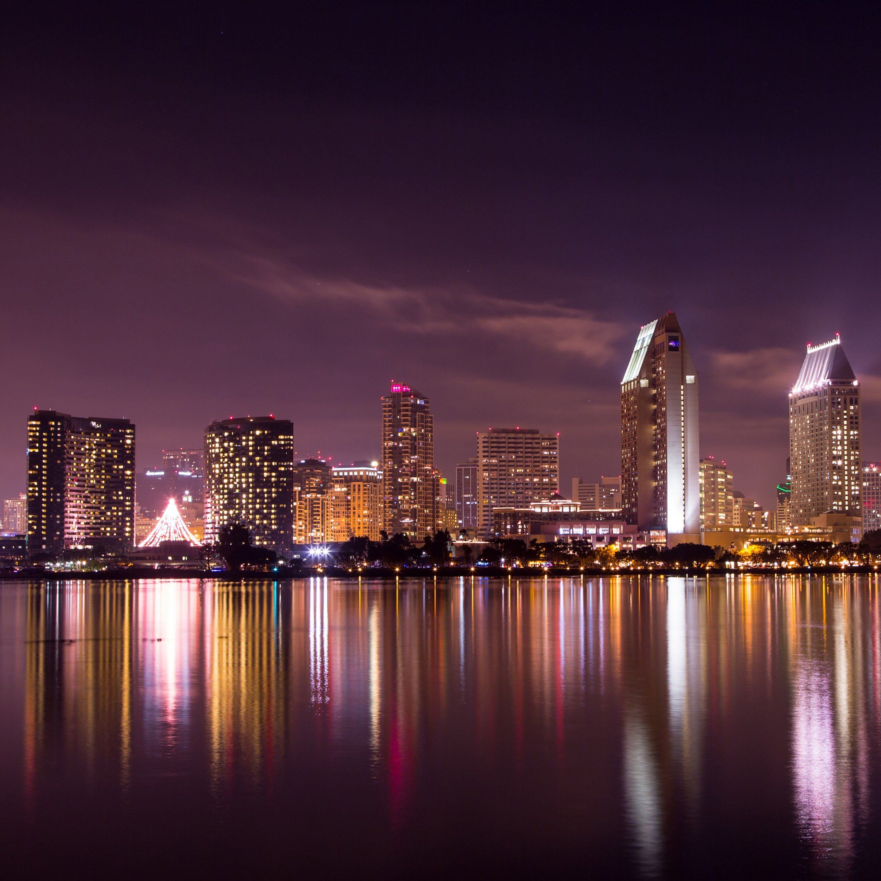 San Diego Building Nightscape Wallpapers