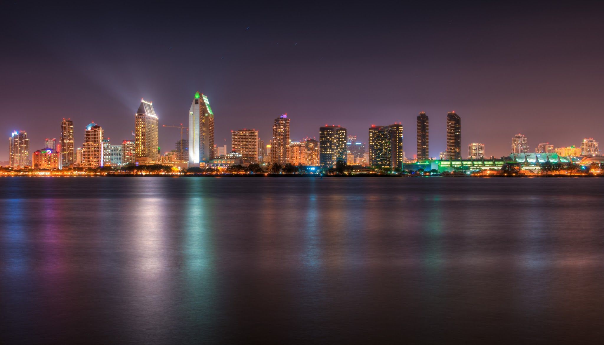 San Diego Building Nightscape Wallpapers