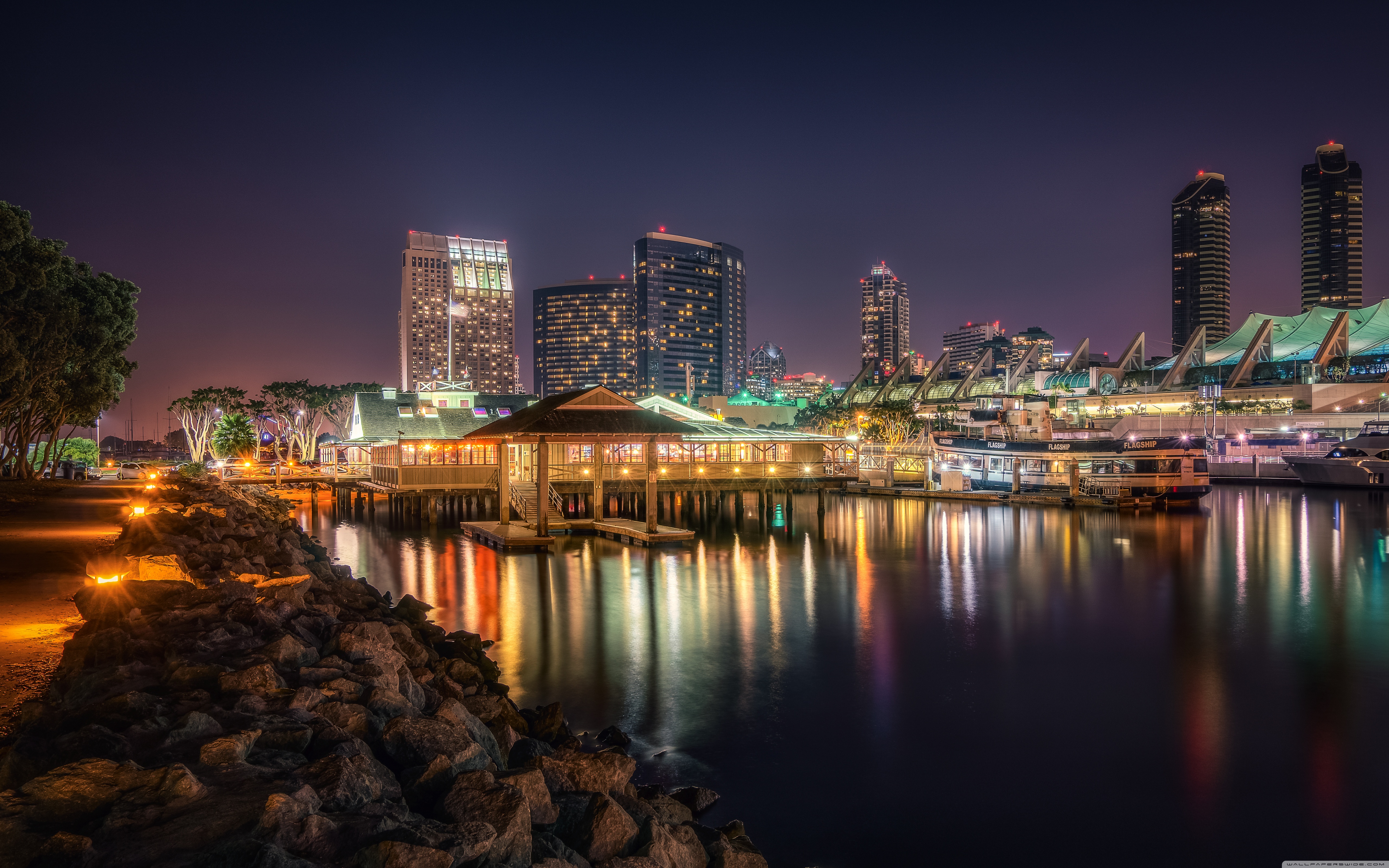 San Diego Building Nightscape Wallpapers