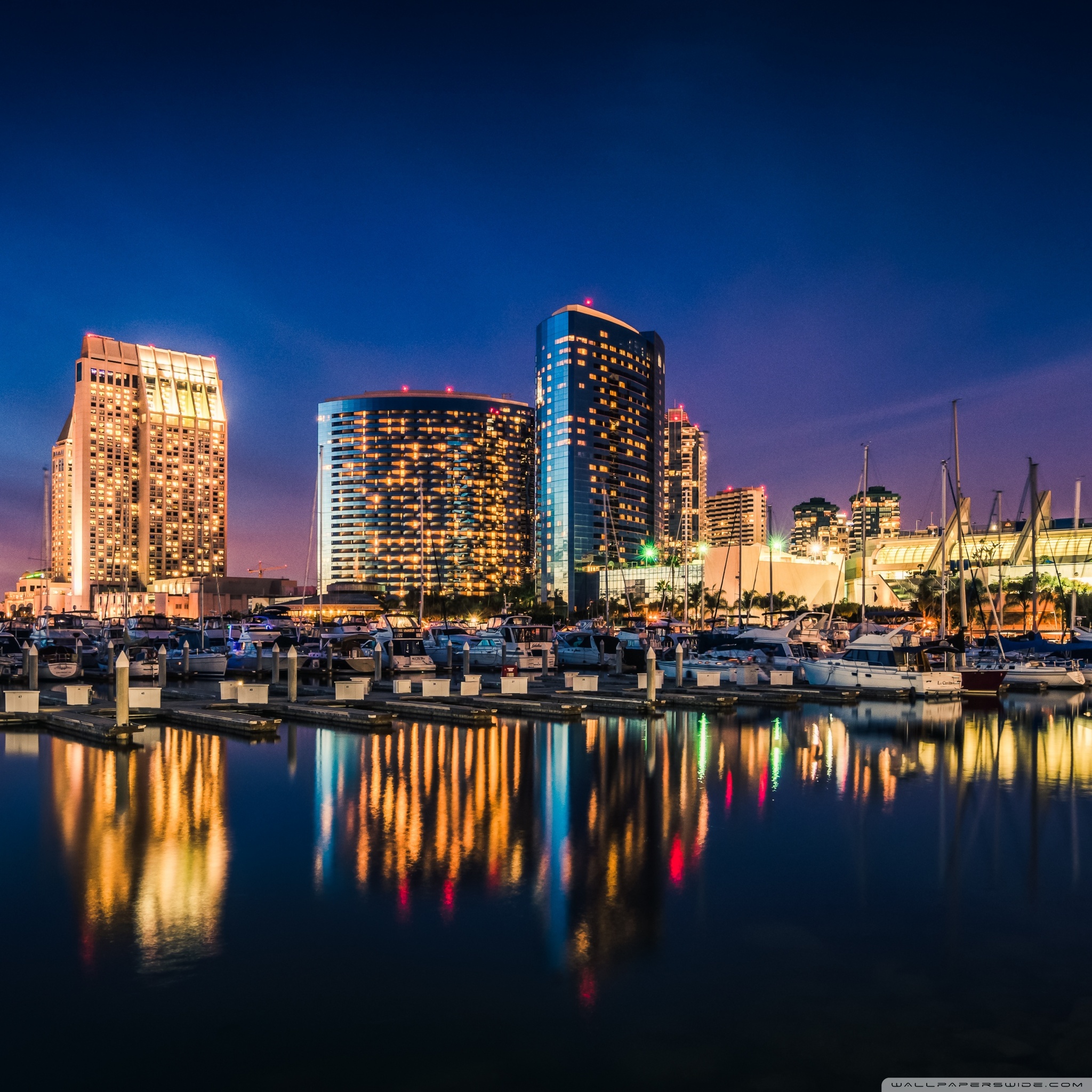 San Diego Building Nightscape Wallpapers