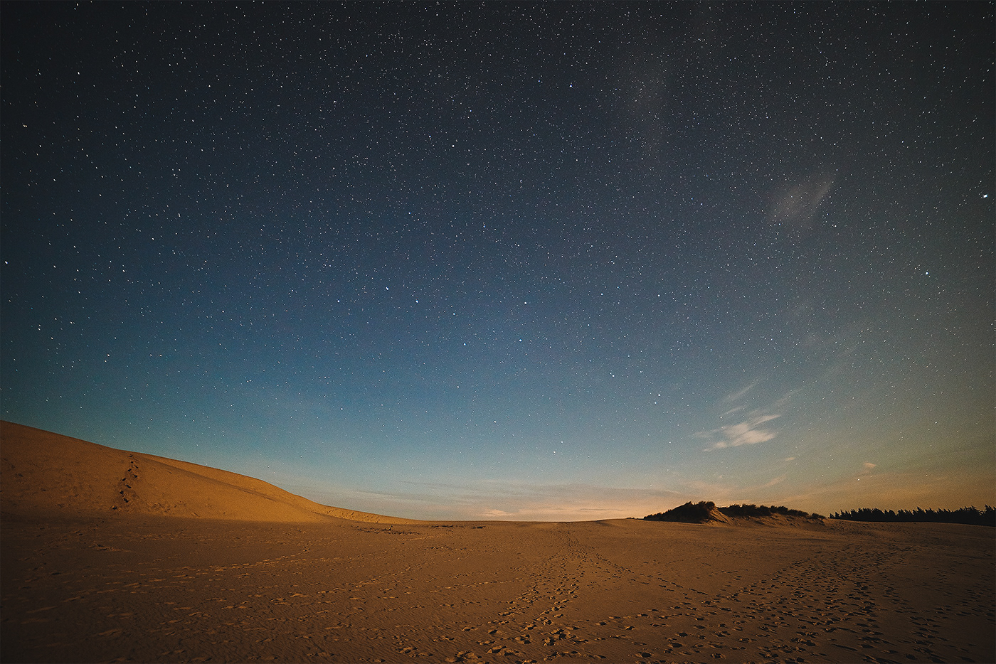 Starry Sunset In Skagen Denmark Wallpapers