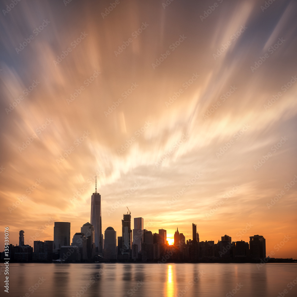 Sunrise Over Lower Manhattan Wallpapers