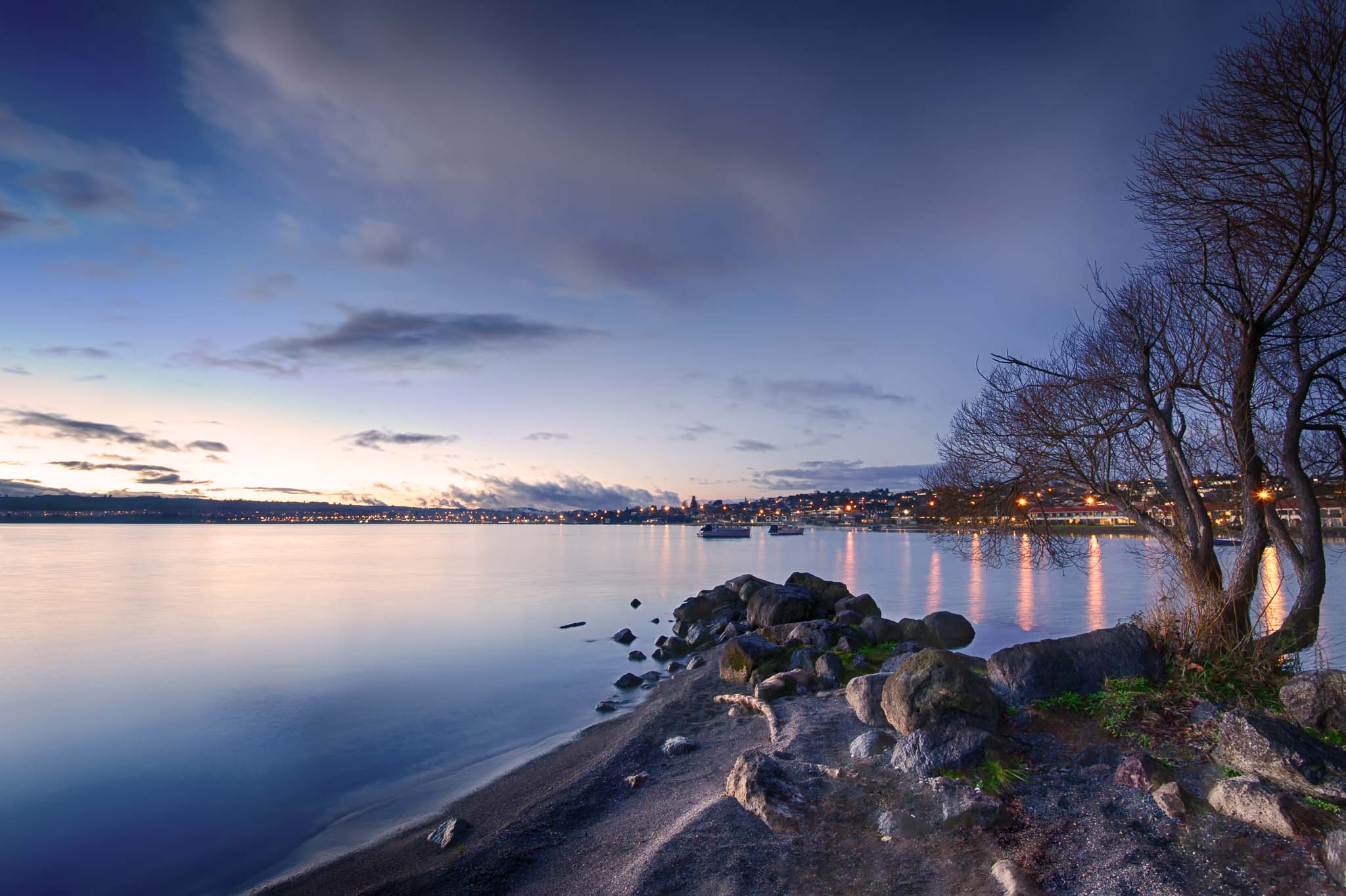 Sunset At Lake Rotoiti New Zealand Wallpapers