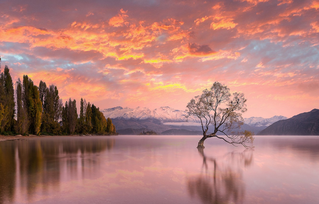 Sunset At Lake Rotoiti New Zealand Wallpapers