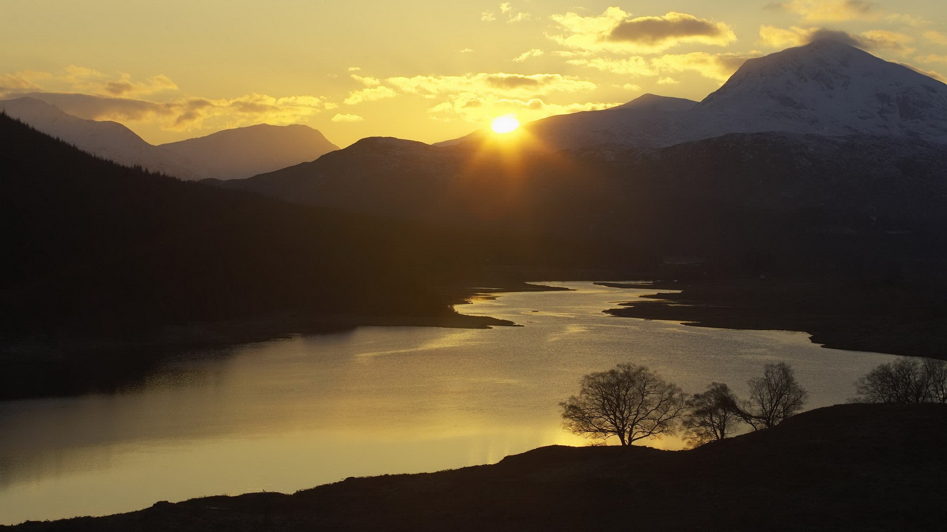 Sunset In Scotland Wallpapers