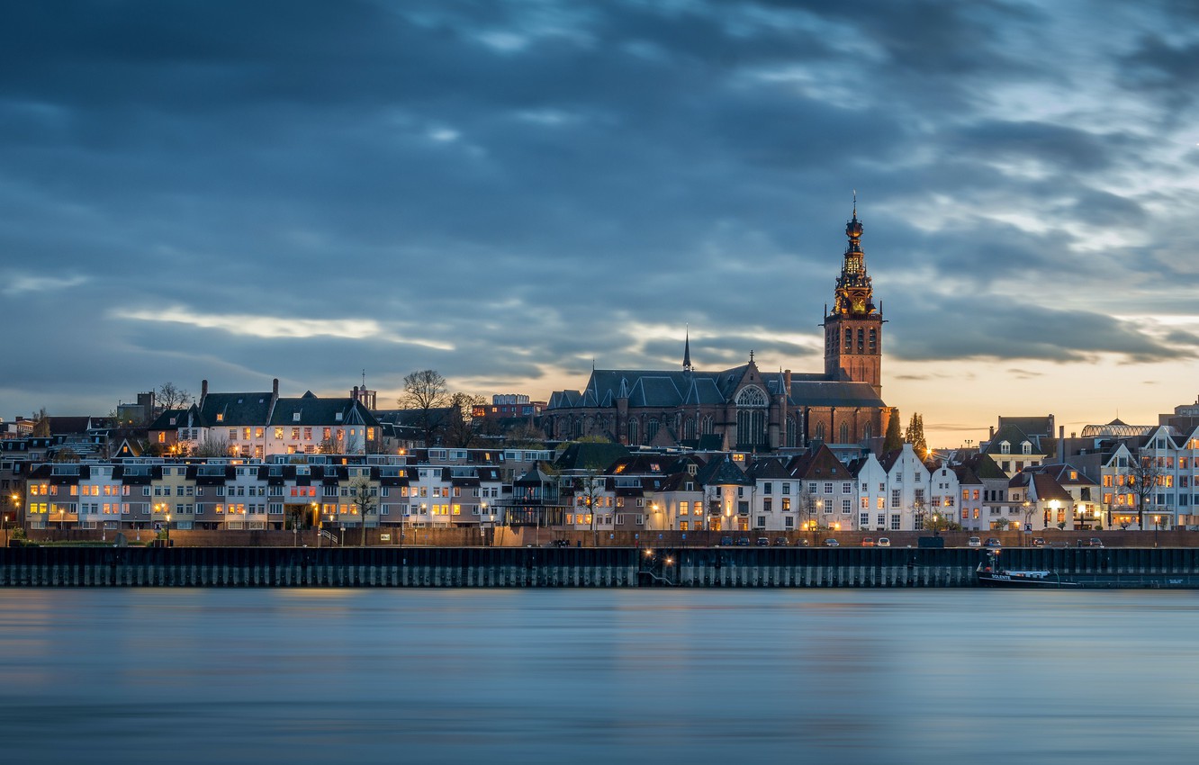 Sunset Over Weezenhof In Nijmegen Netherlands Wallpapers