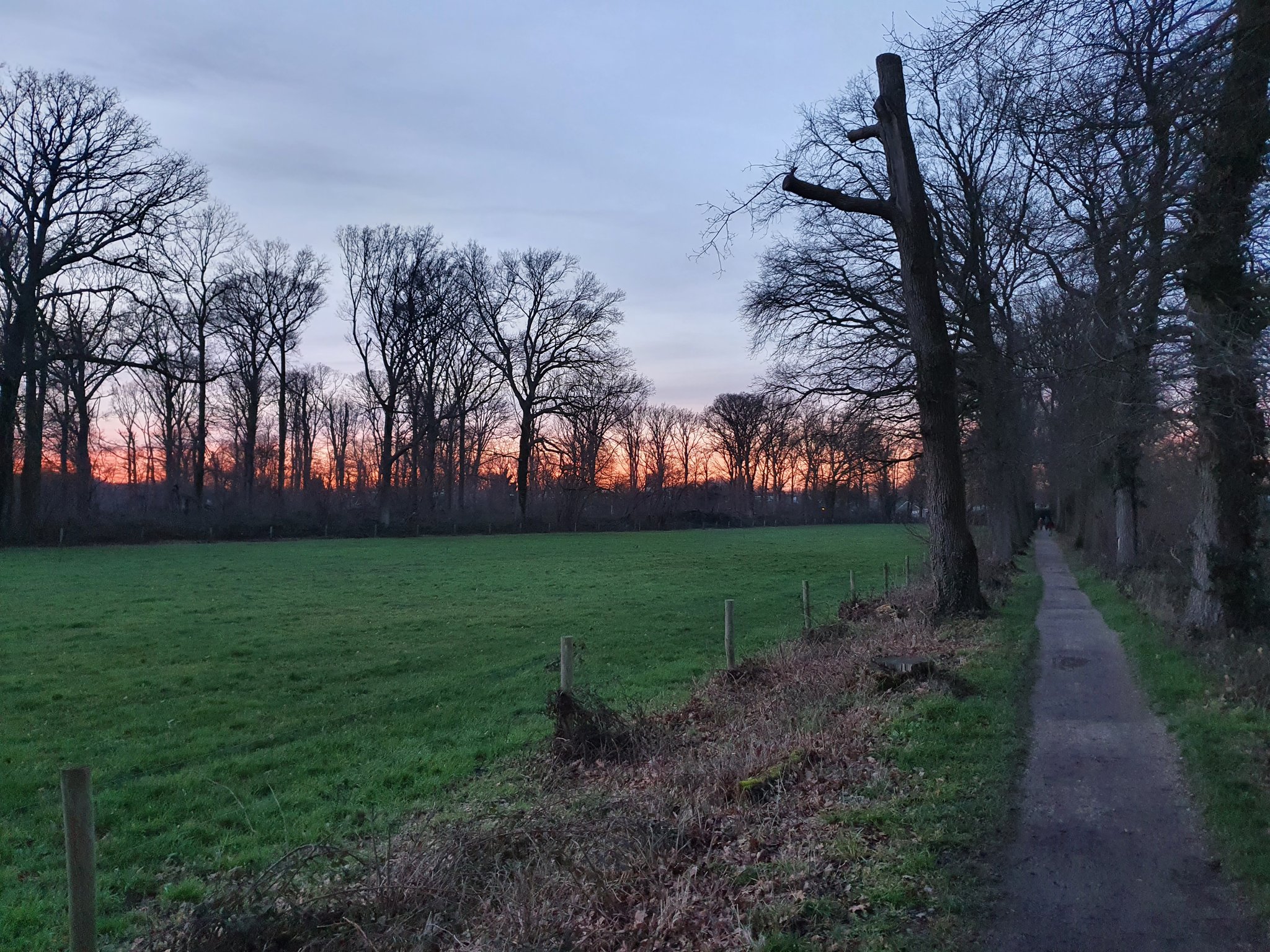 Sunset Over Weezenhof In Nijmegen Netherlands Wallpapers