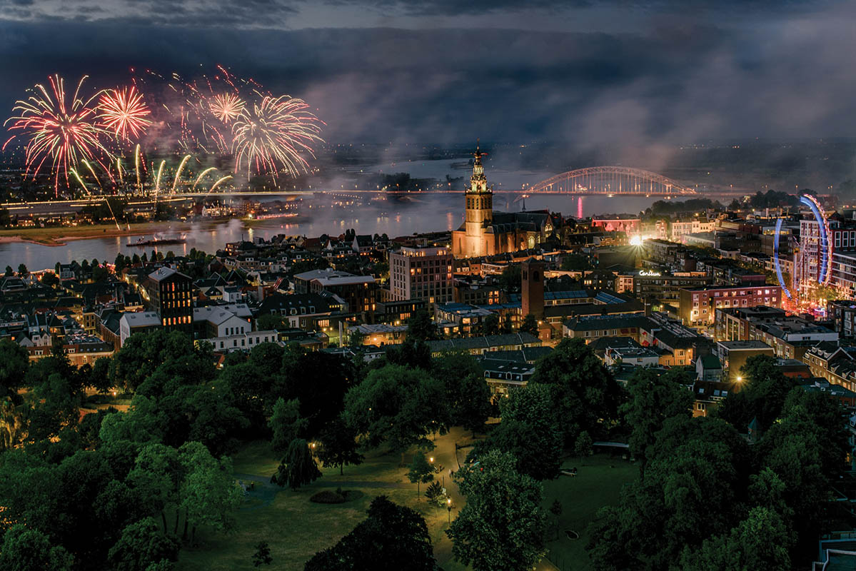 Sunset Over Weezenhof In Nijmegen Netherlands Wallpapers