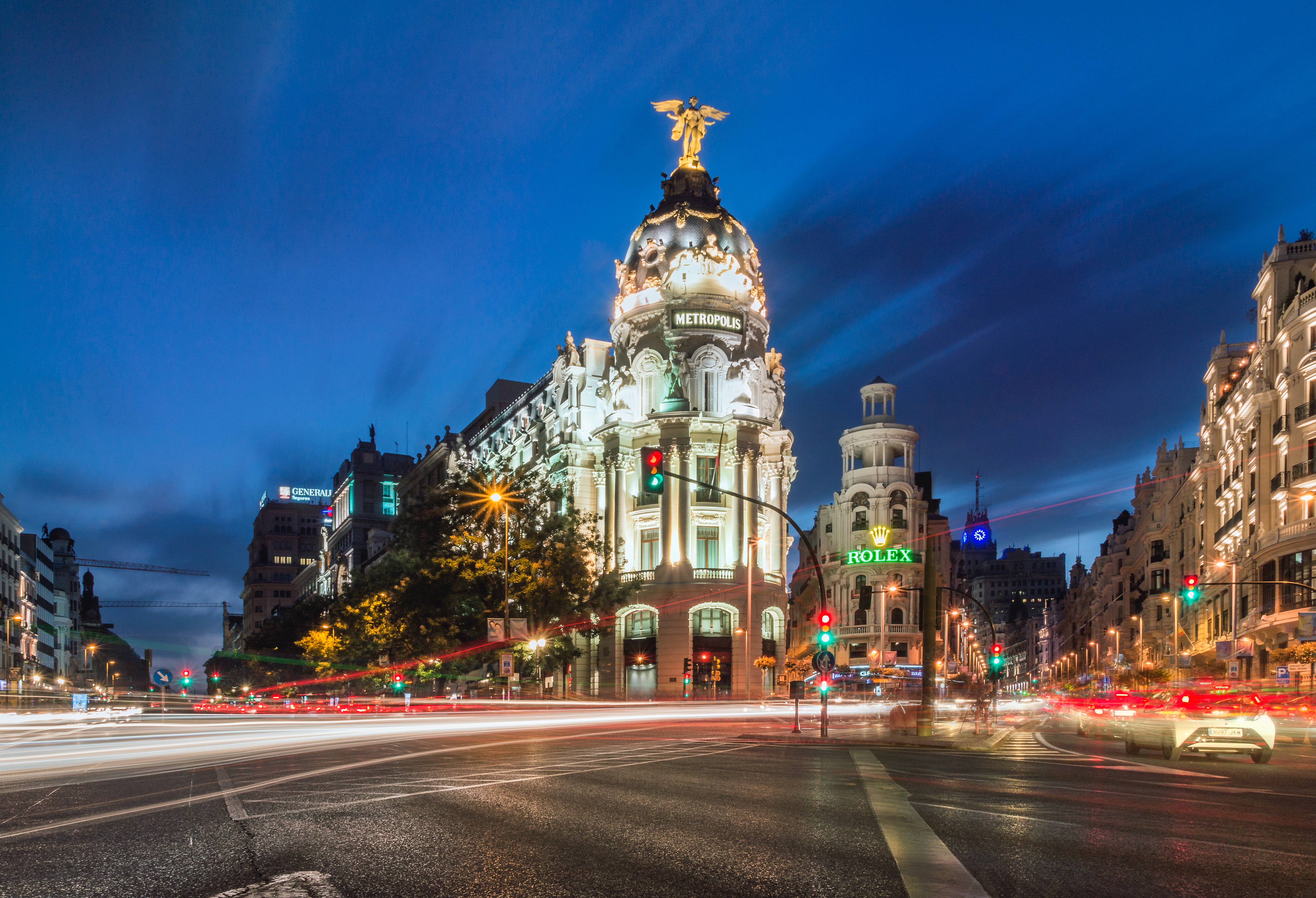 Time-Lapse Madrid Highway Wallpapers