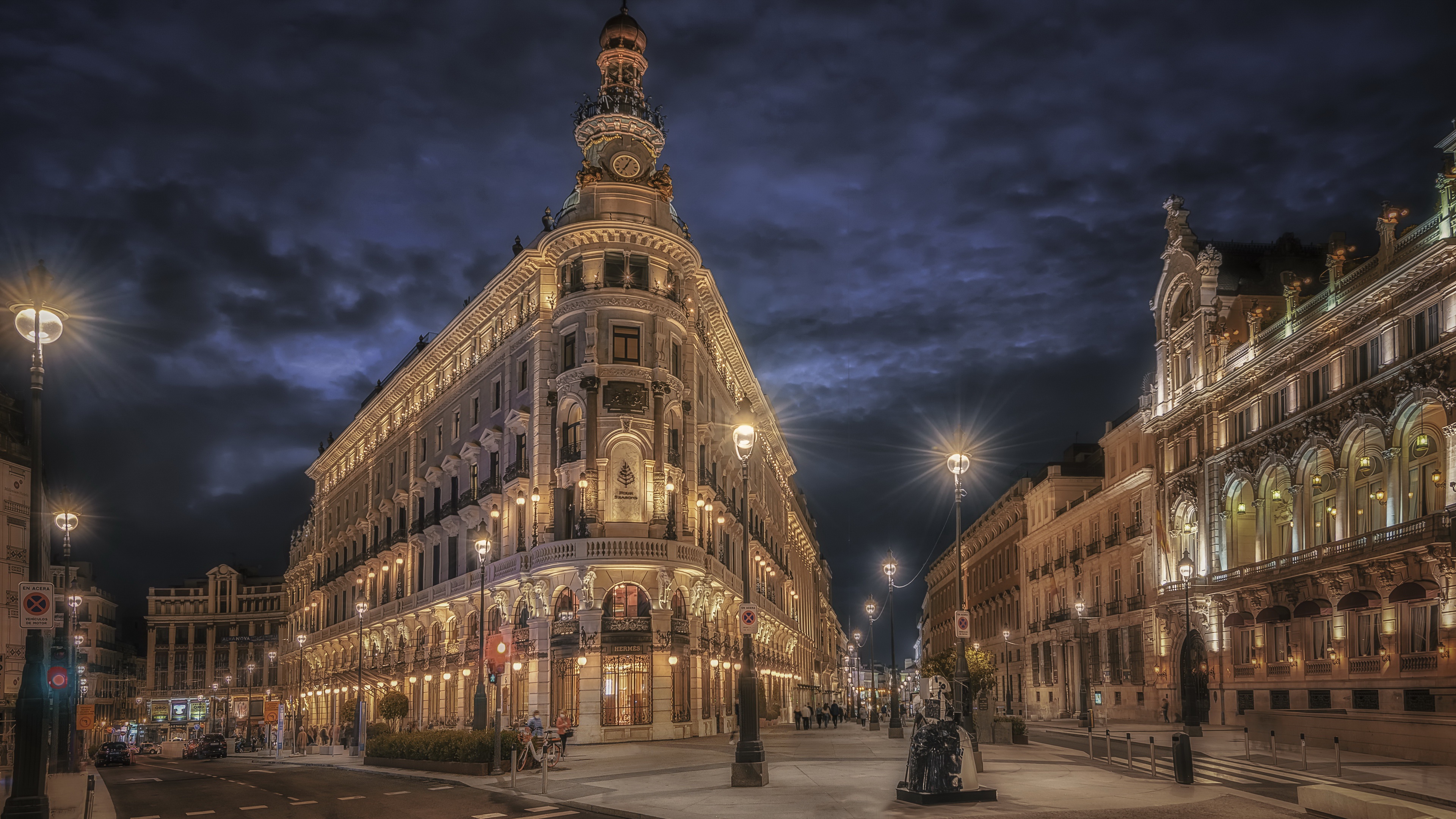 Time-Lapse Madrid Highway Wallpapers