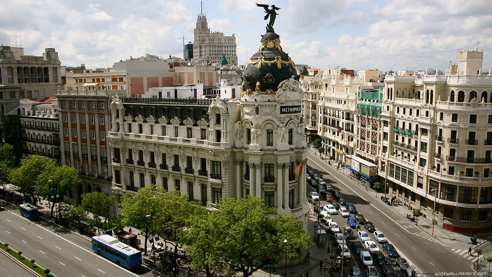 Time-Lapse Madrid Highway Wallpapers