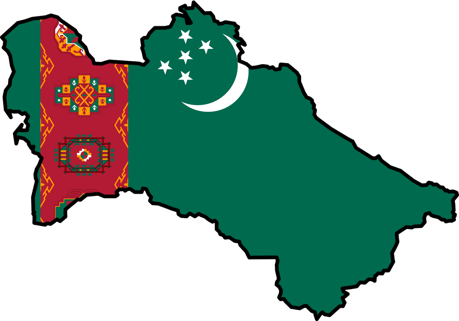 Turkmenistan Flag Wallpapers