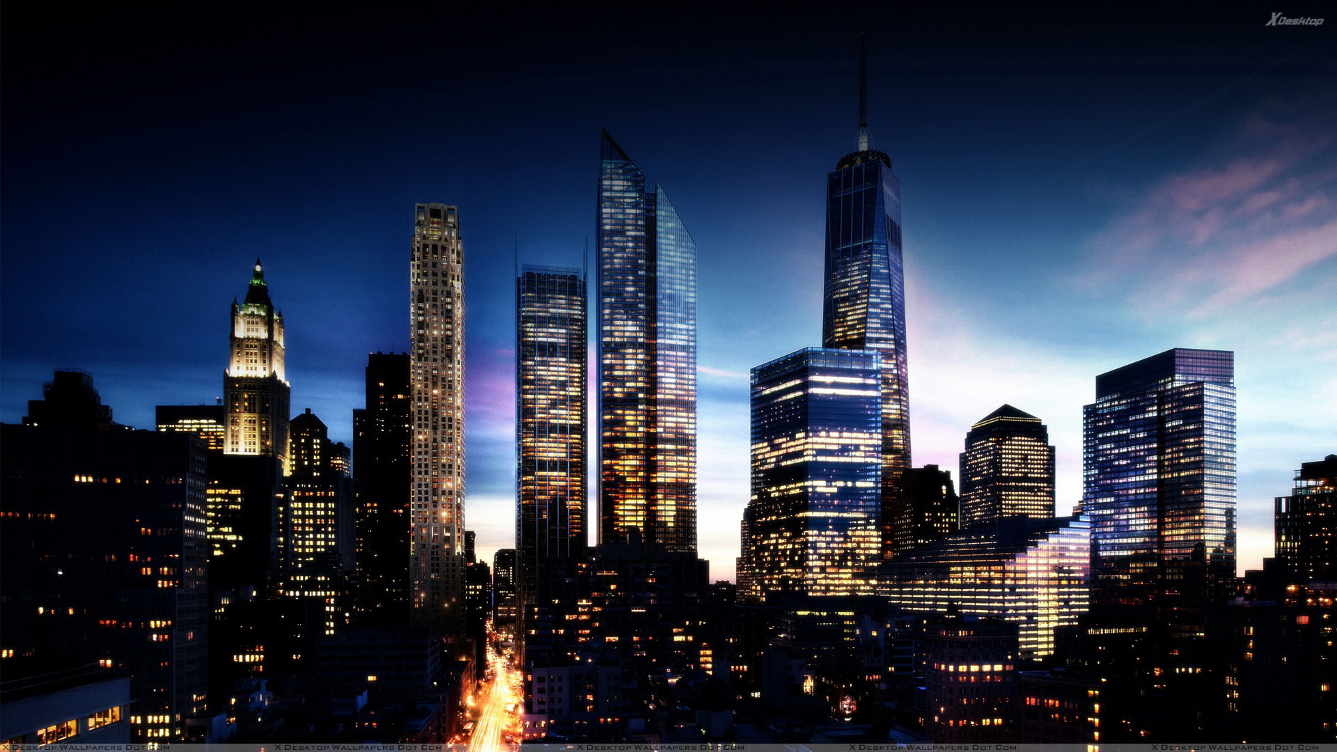 Twilight In New York City Wallpapers