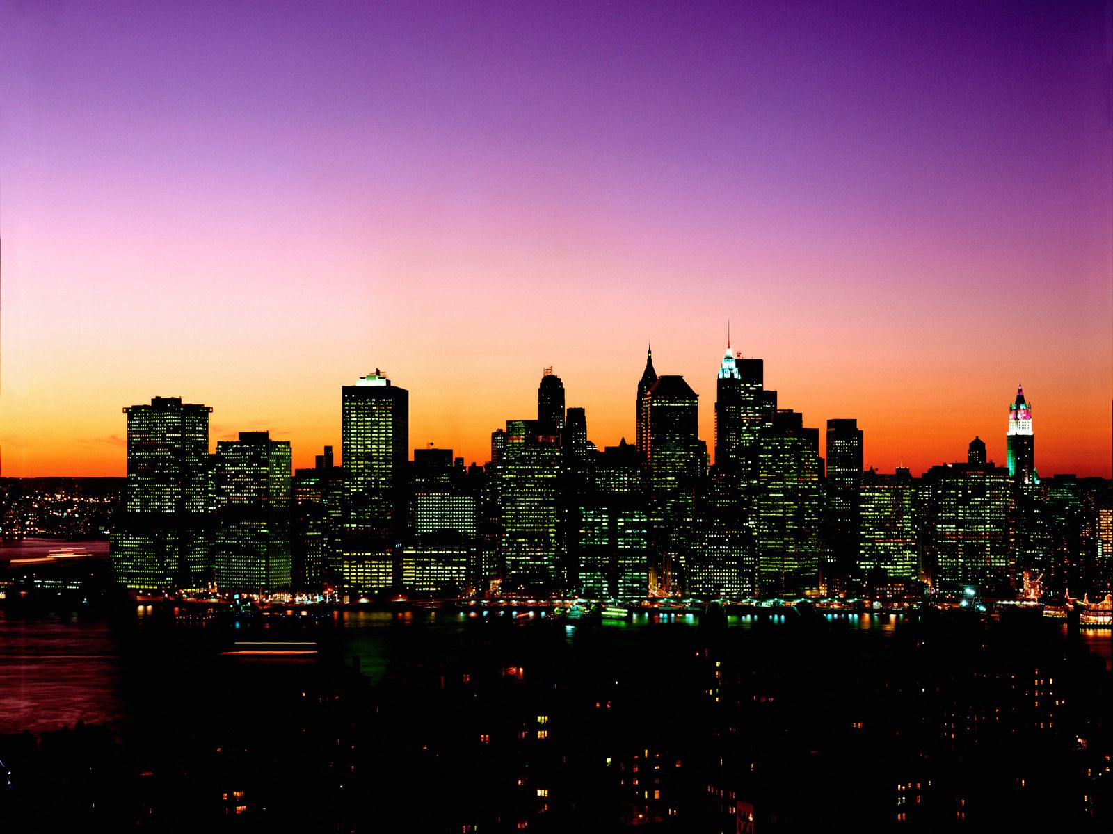 Twilight In New York City Wallpapers