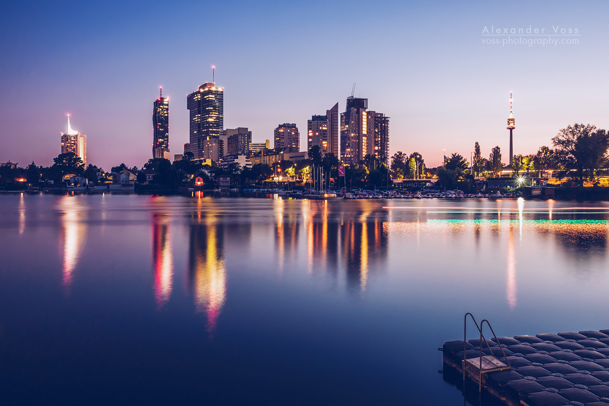 Vienna Cityscape Reflection Wallpapers