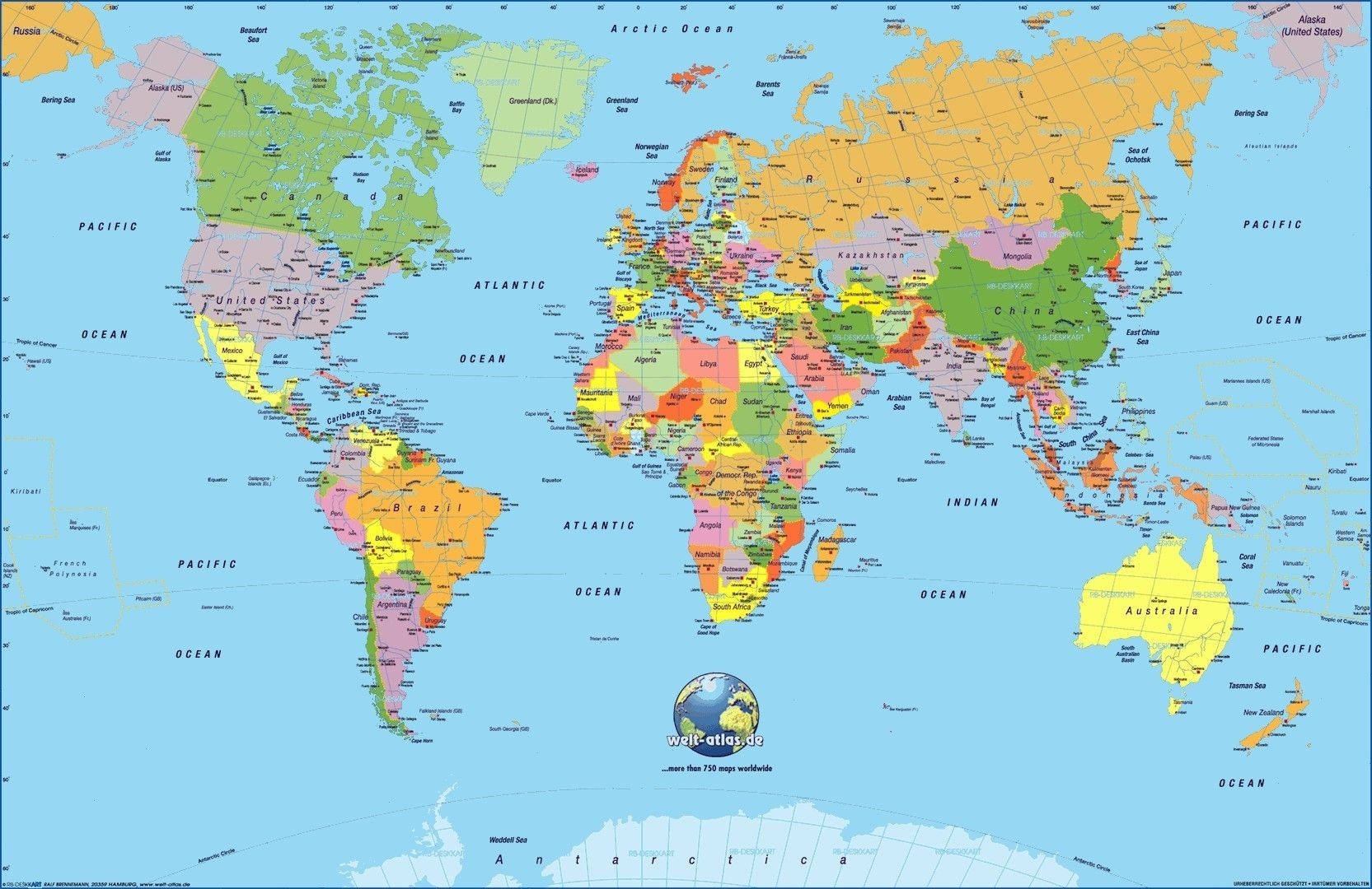 World Map High Resolution Wallpapers