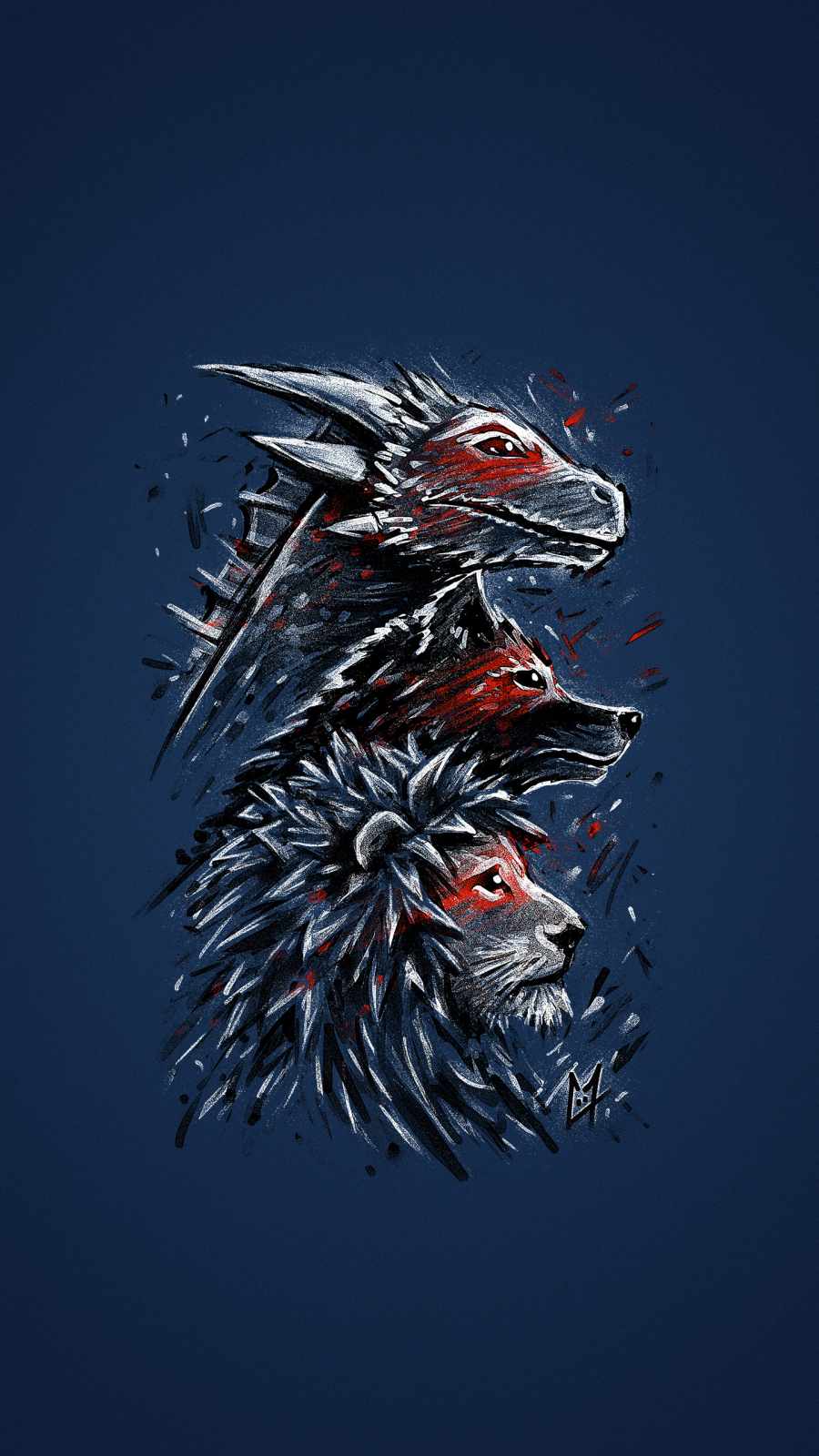 Wolf And Dragon Wallpapers