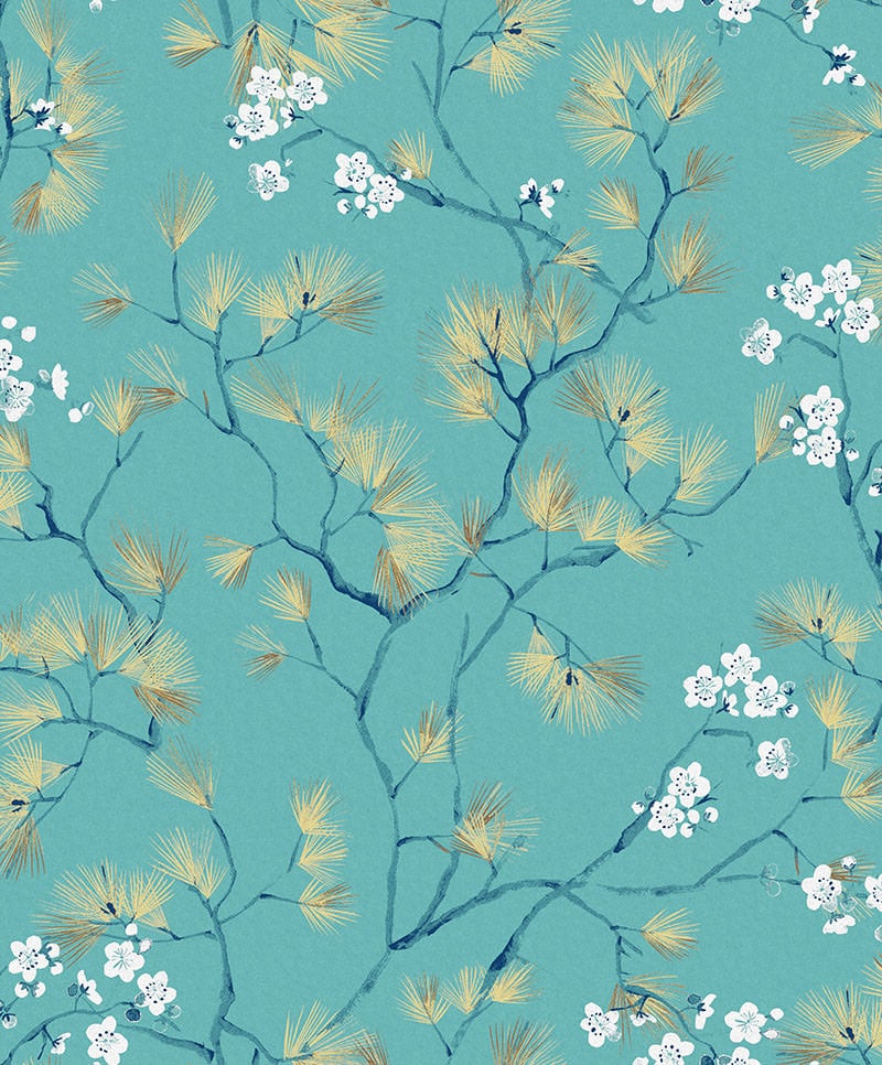 Cherry Blossom Yellow Wallpapers