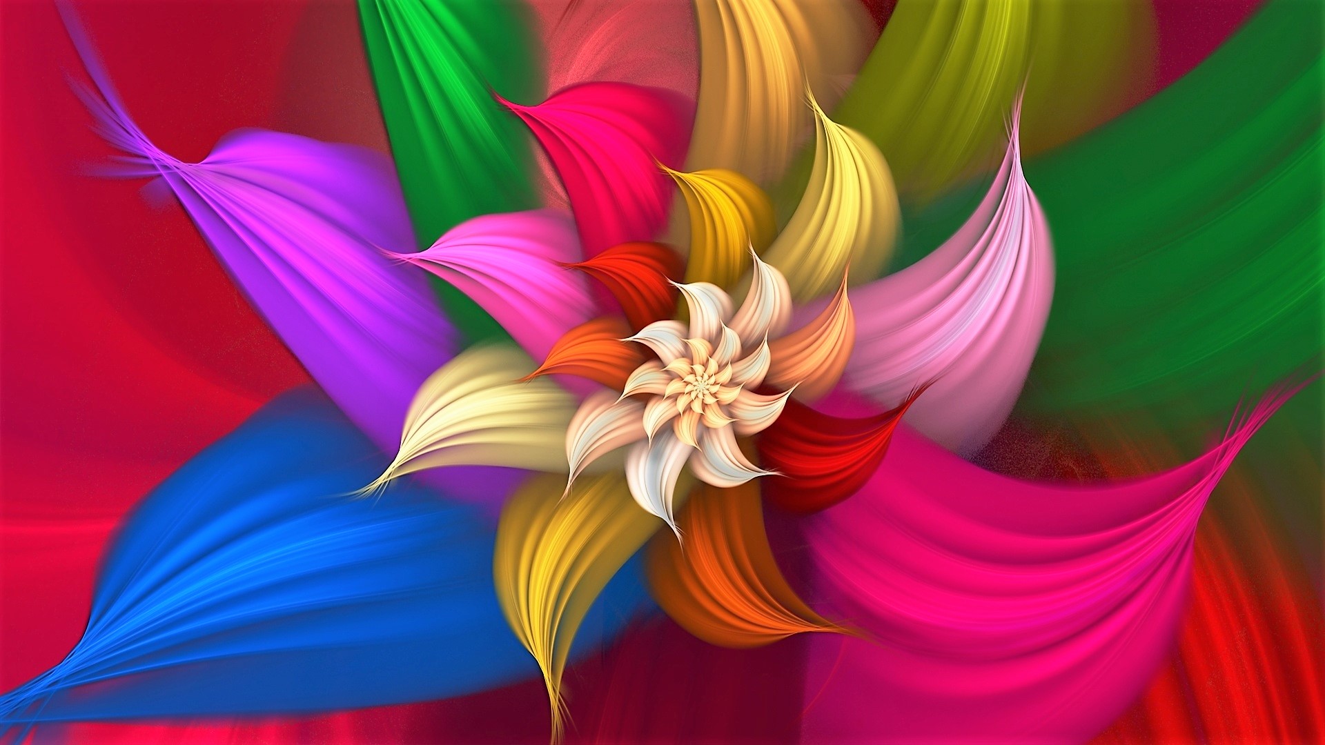 Colorful Abstract Flower Wallpapers