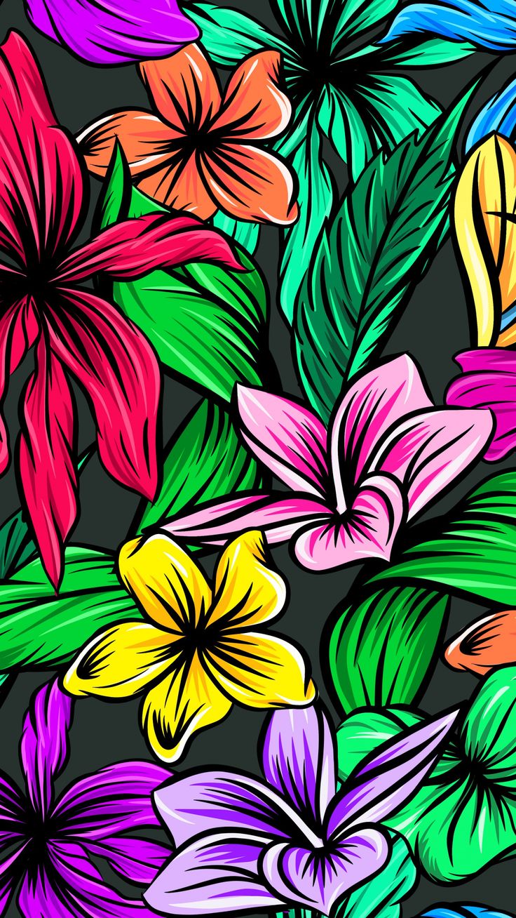 Colorful Abstract Flower Wallpapers