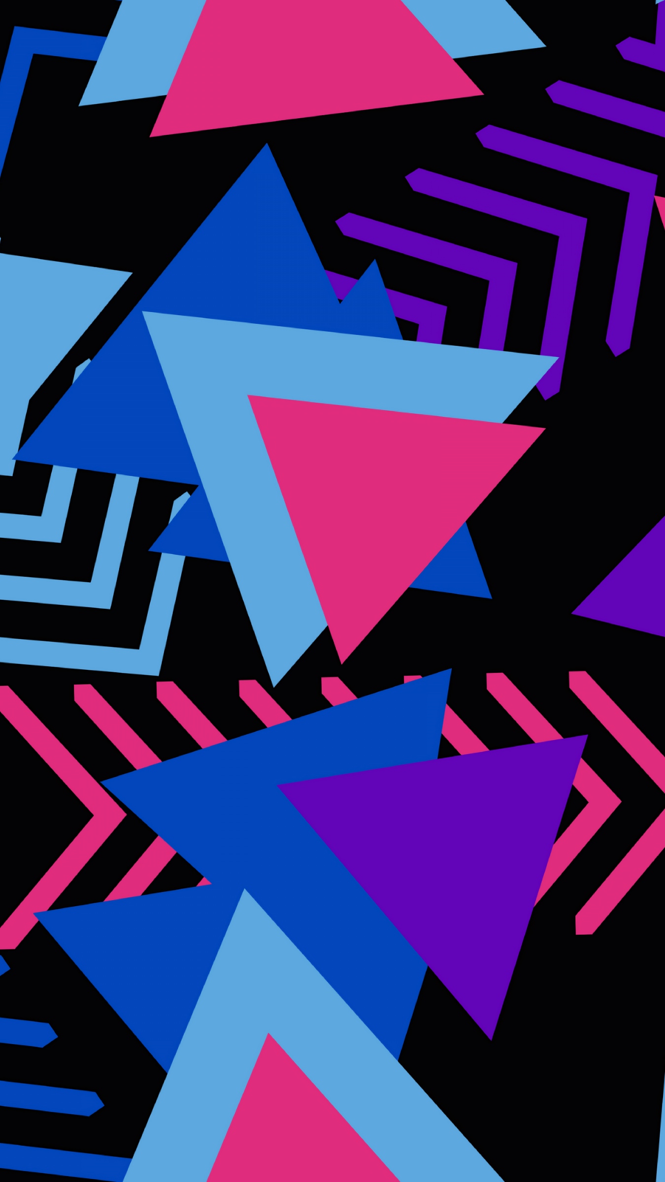 Colorful Geometric Triangle Wallpapers