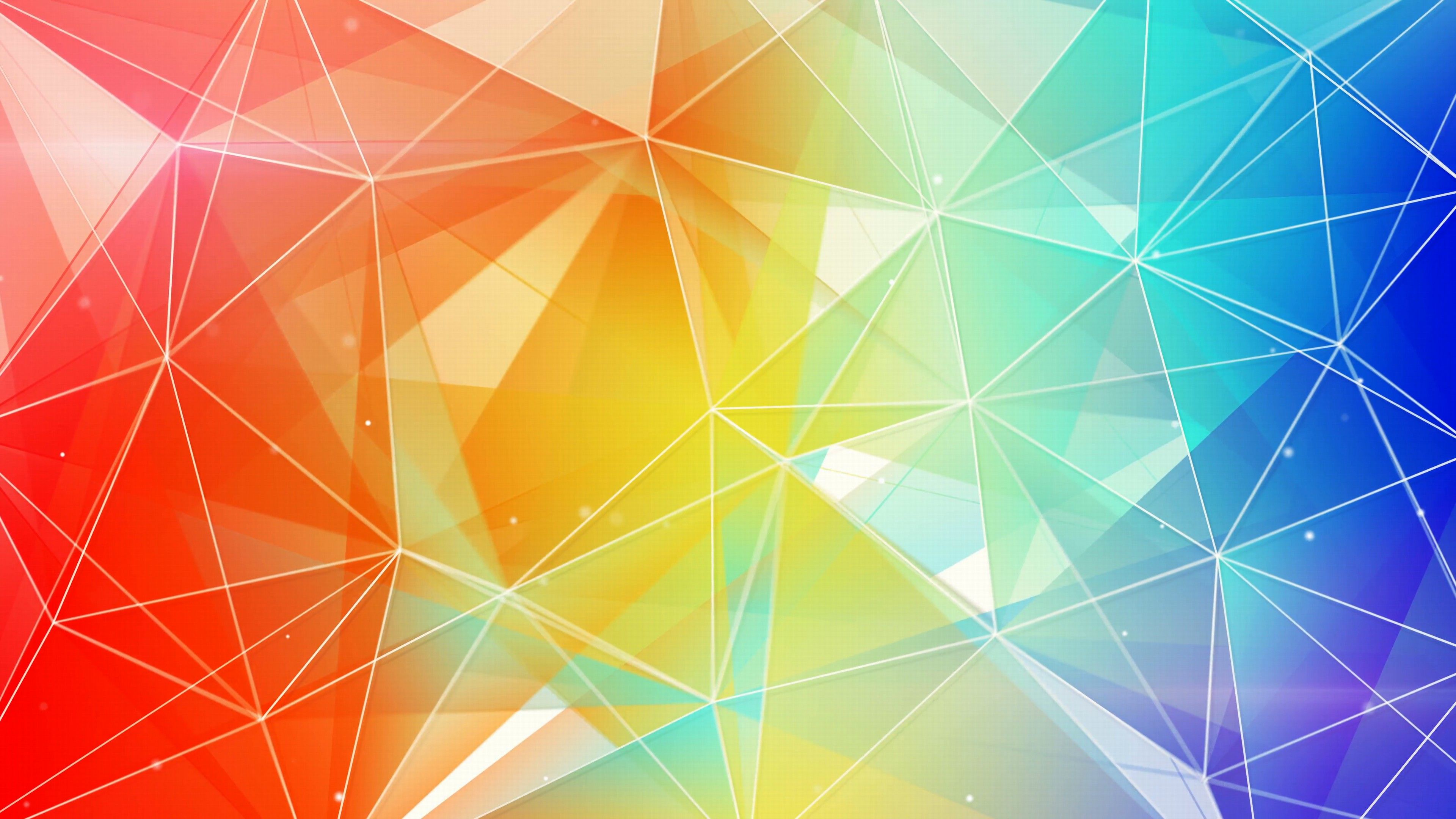 Colorful Geometric Triangle Wallpapers