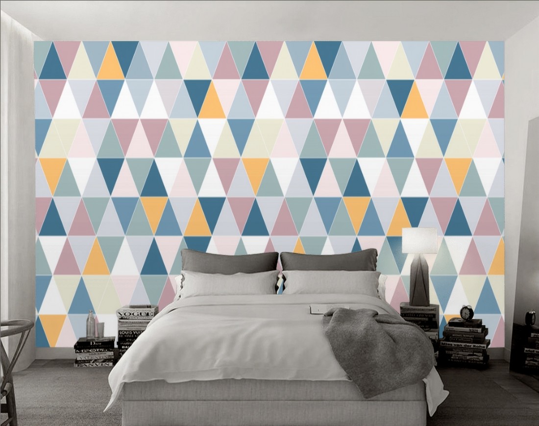 Colorful Geometric Triangle Wallpapers