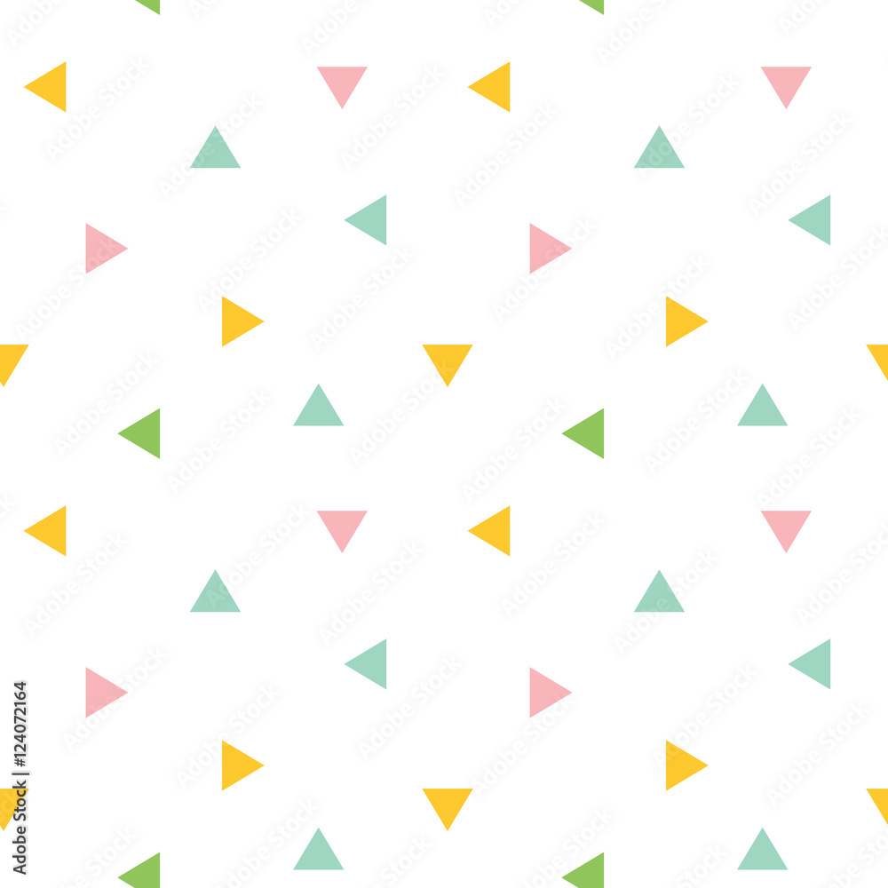 Colorful Geometric Triangle Wallpapers