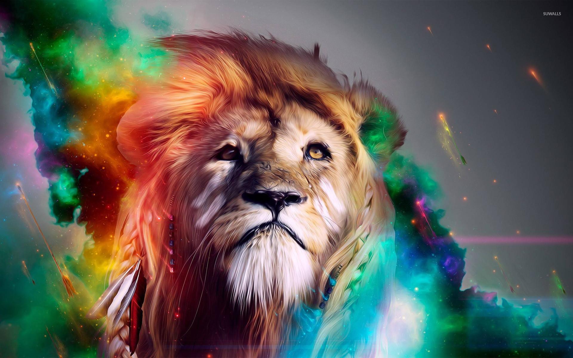 Colorful Lion Wallpapers