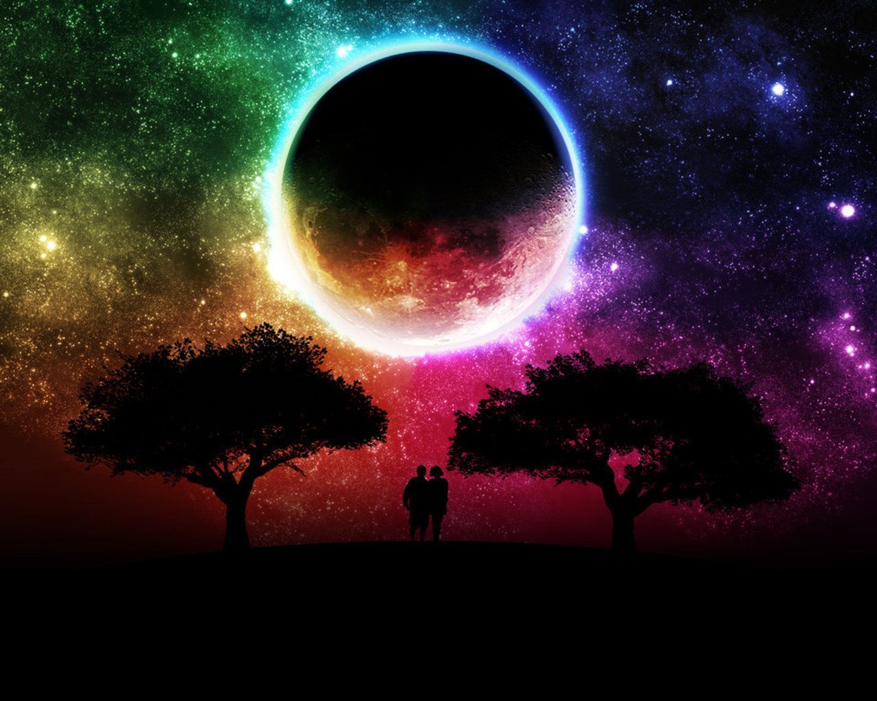 Colorful Moon Wallpapers