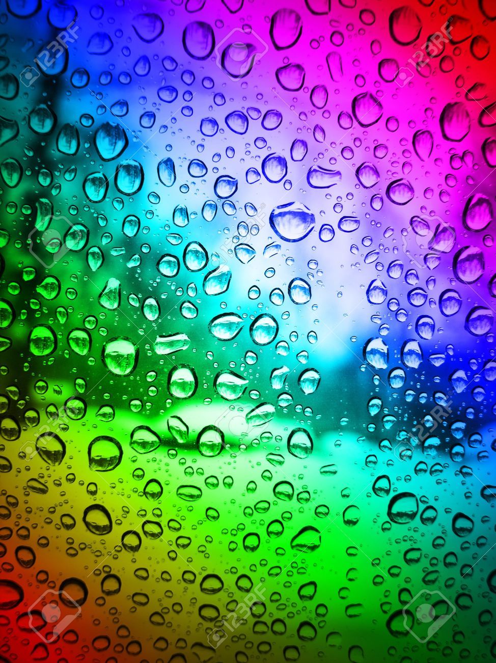 Colorful Raindrop Wallpapers