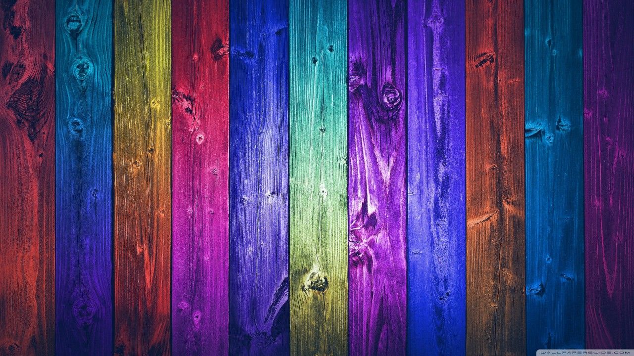 Colorful Wood Wallpapers