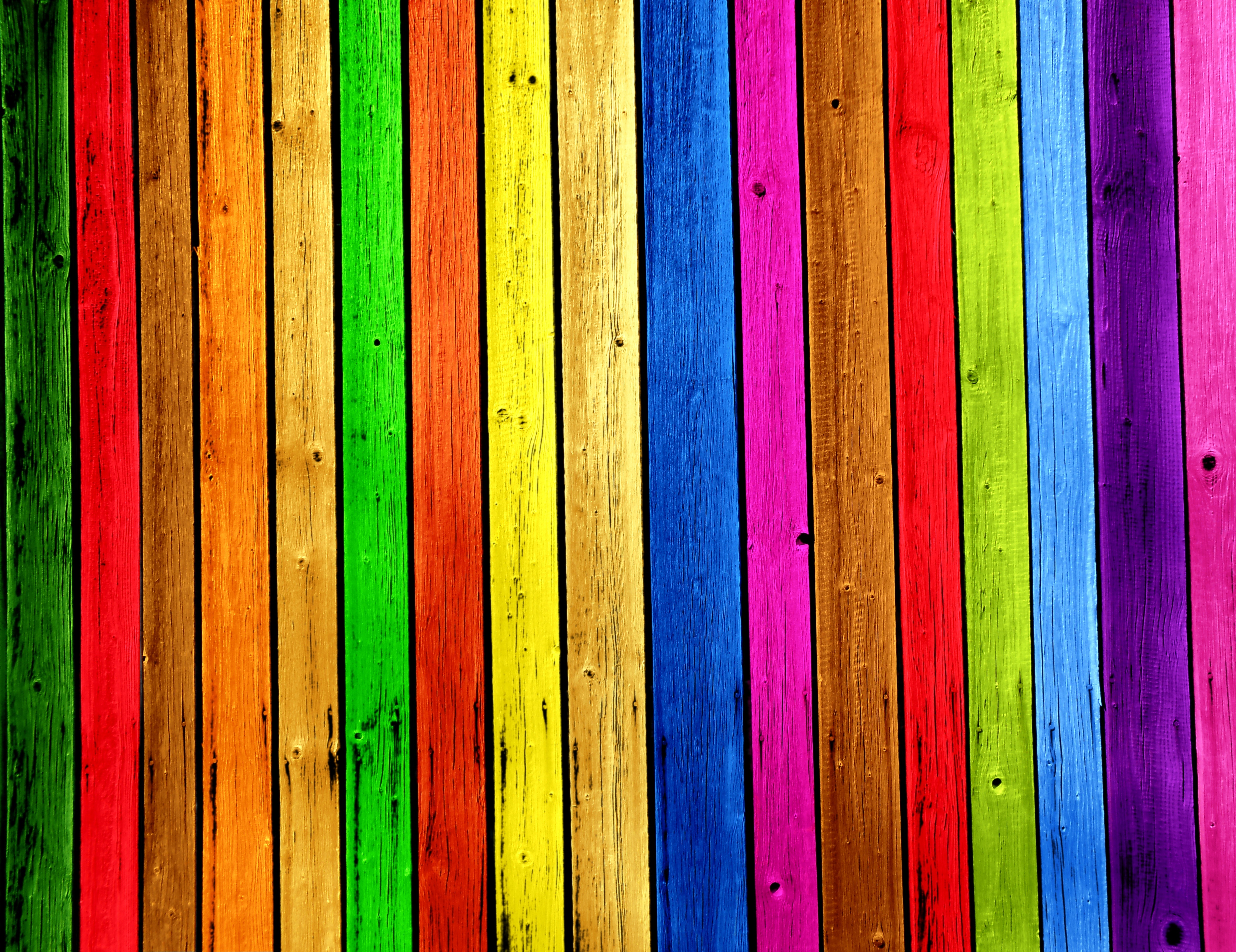 Colorful Wood Wallpapers