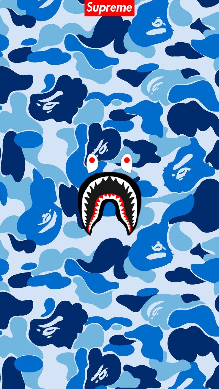 Dark Blue Bape Wallpapers