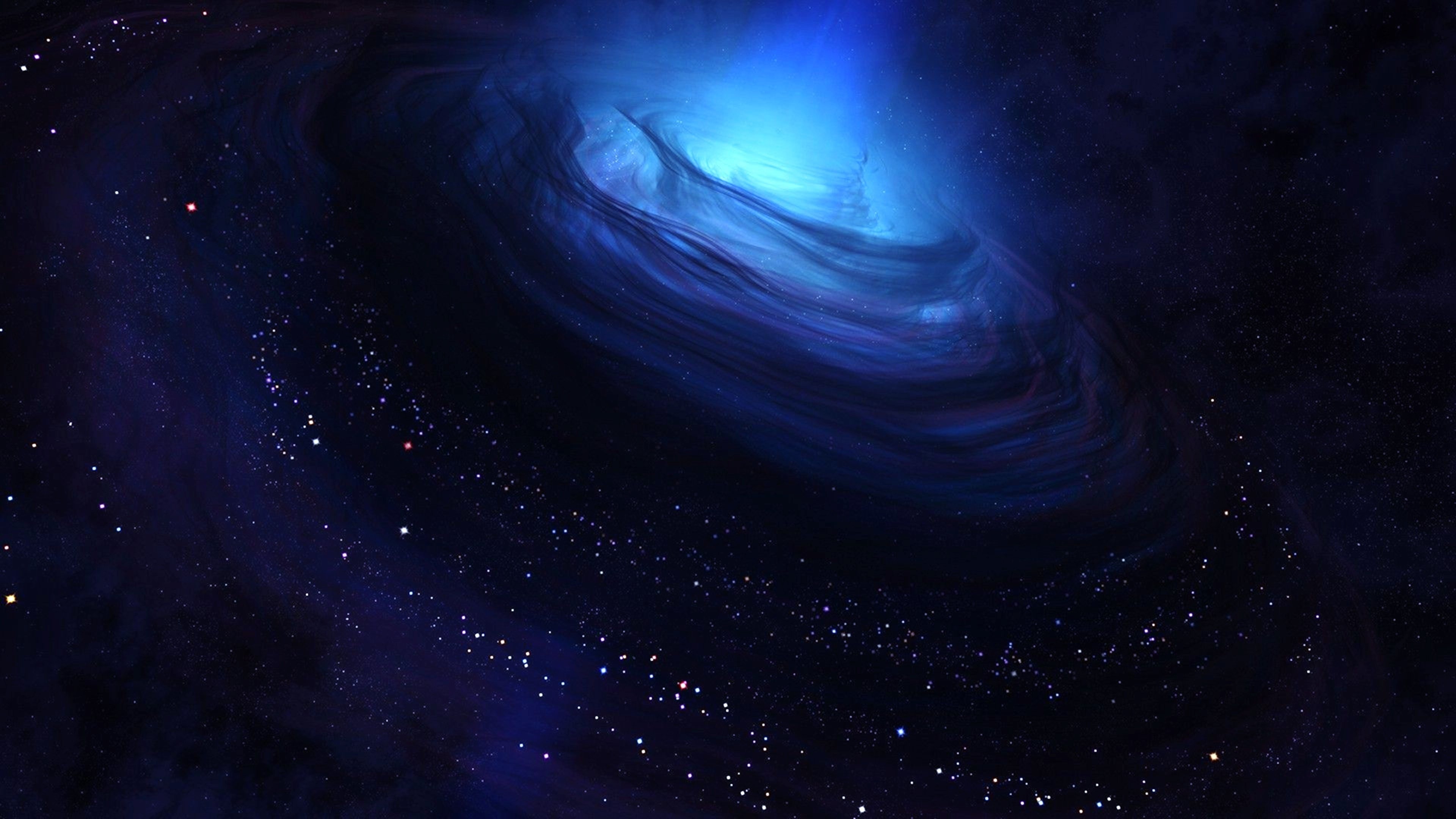 Dark Blue Galaxy Wallpapers