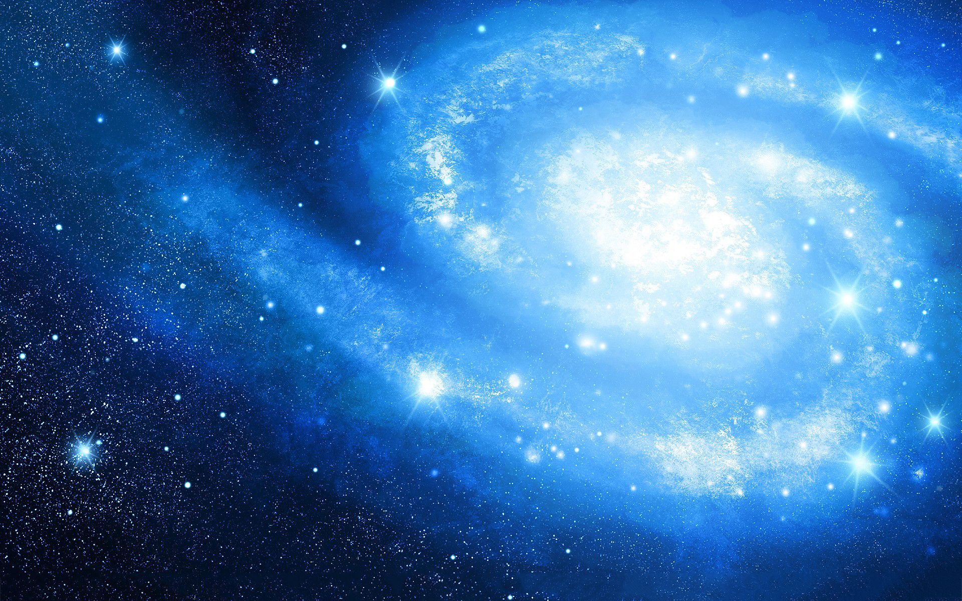 Dark Blue Galaxy Wallpapers