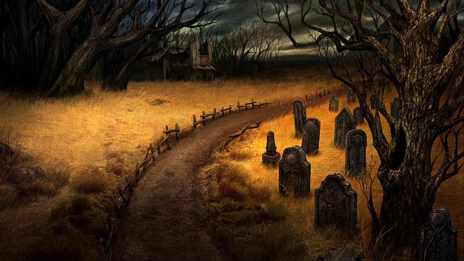 Dark Cemetery Wallpapers