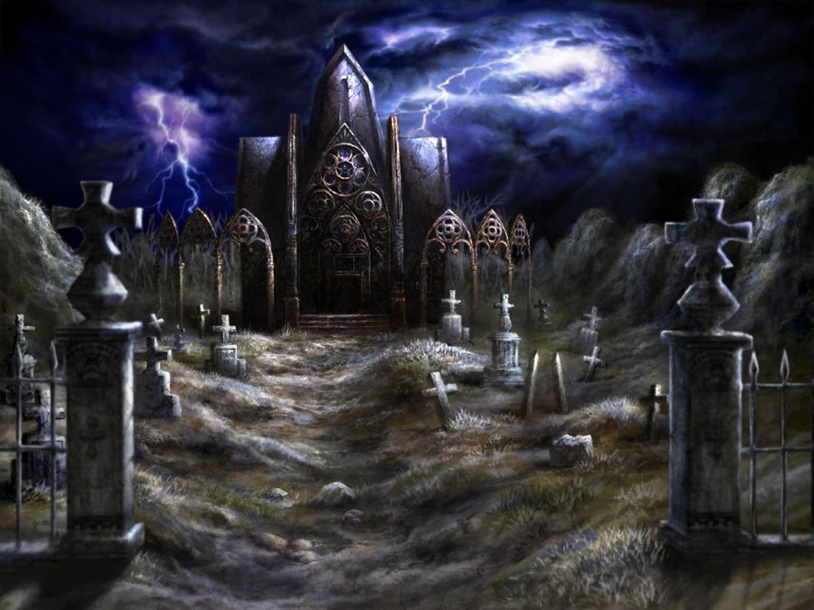 Dark Cemetery Wallpapers