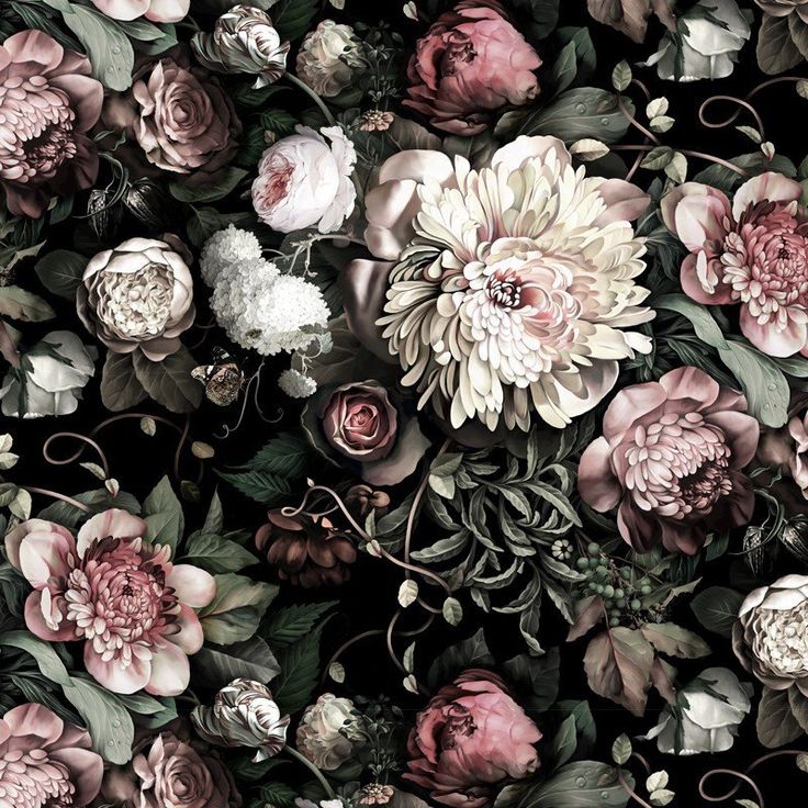 Dark Floral Wallpapers