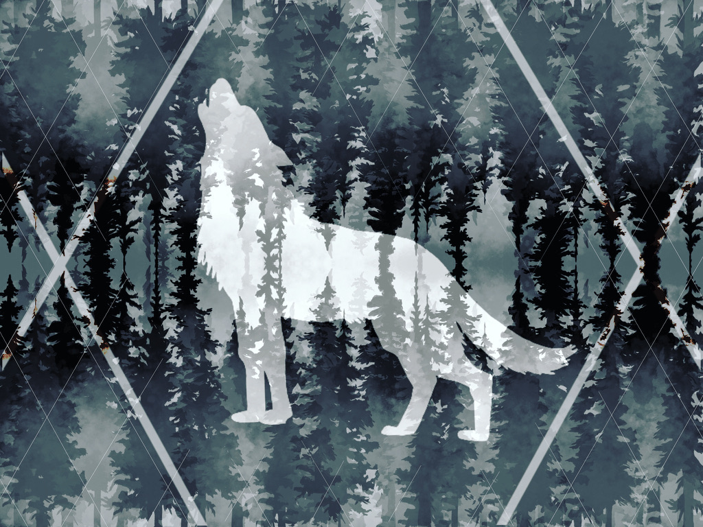 Dark Forest Wolf Wallpapers