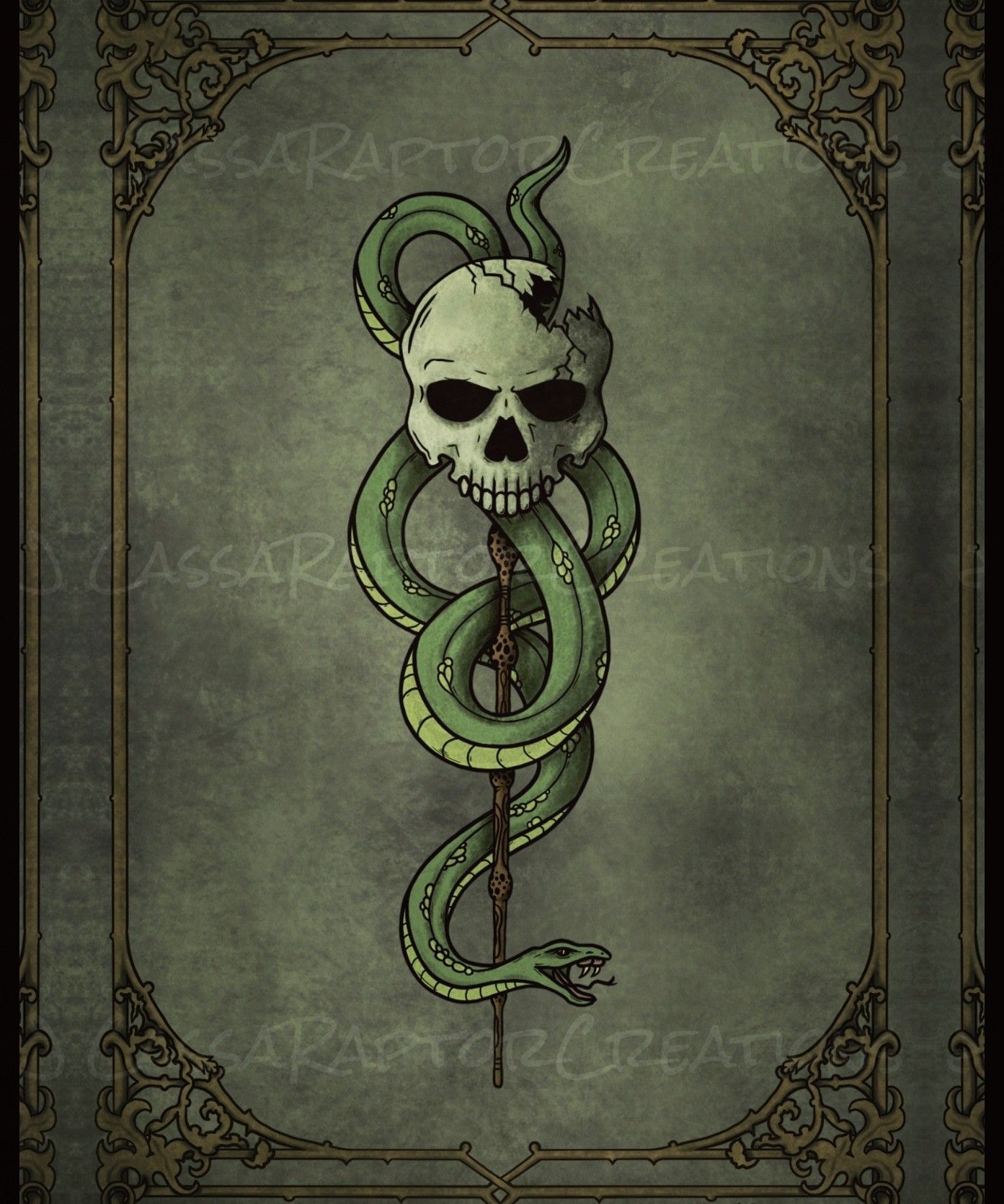 Dark Mark Slytherin Tablet Wallpapers