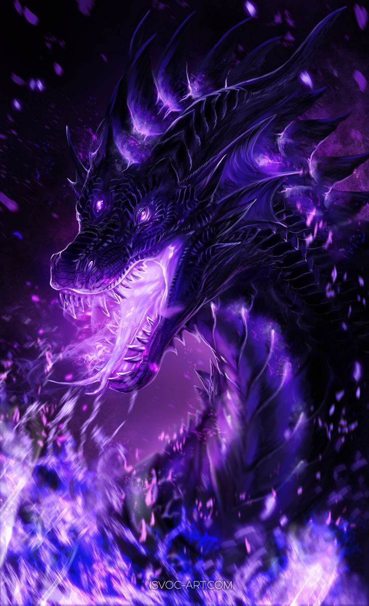 Dark Purple Dragon Wallpapers