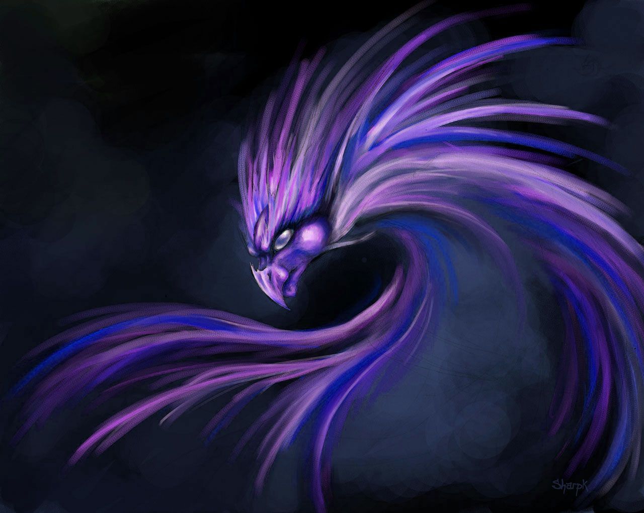 Dark Purple Phoenix Wallpapers