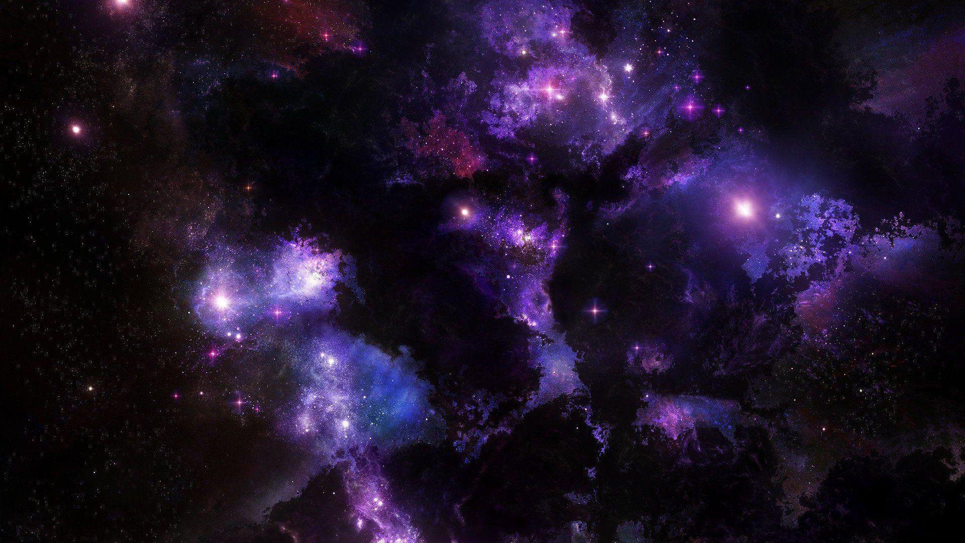 Dark Purple Space Wallpapers