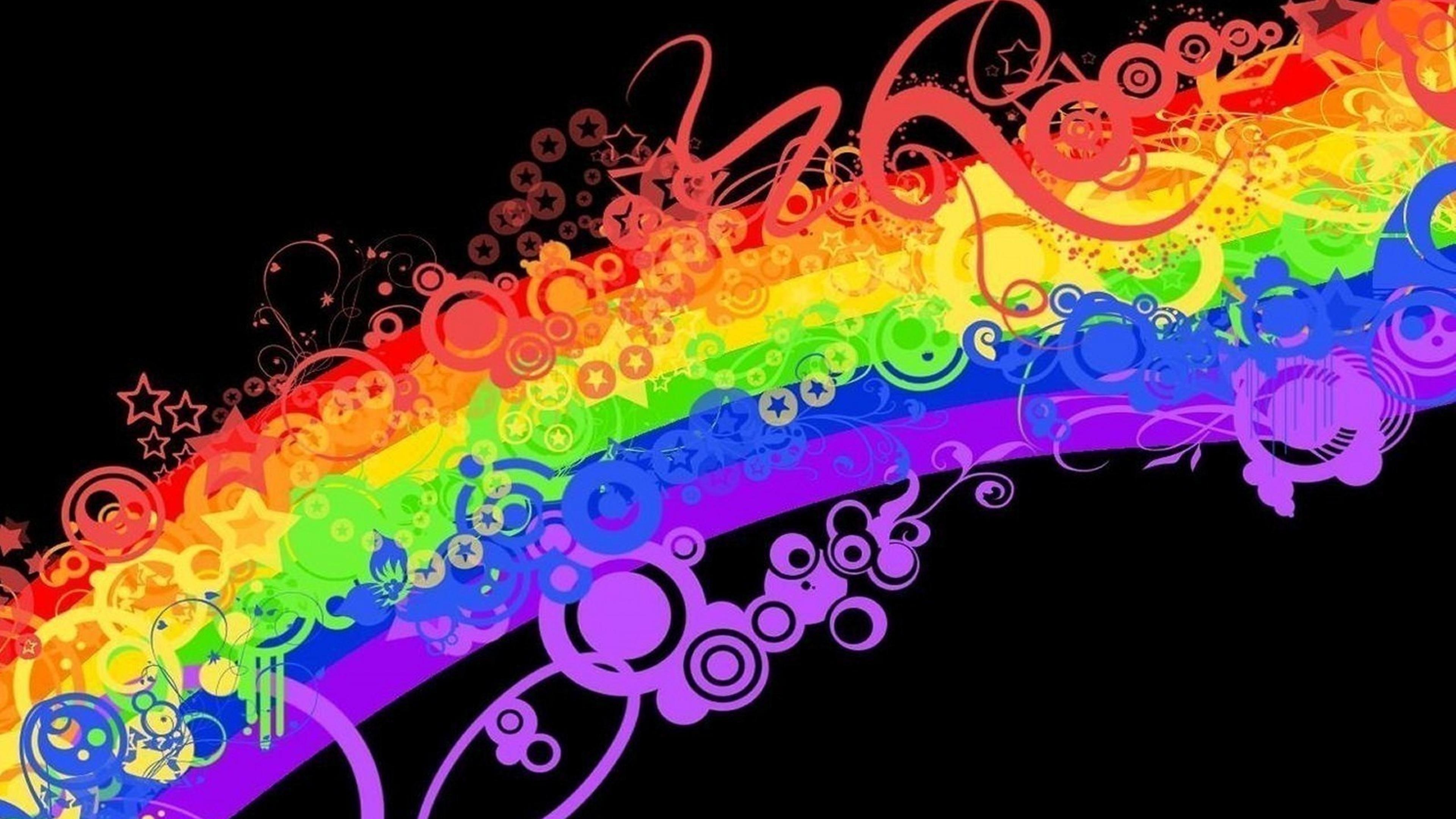 Dark Rainbow Wallpapers