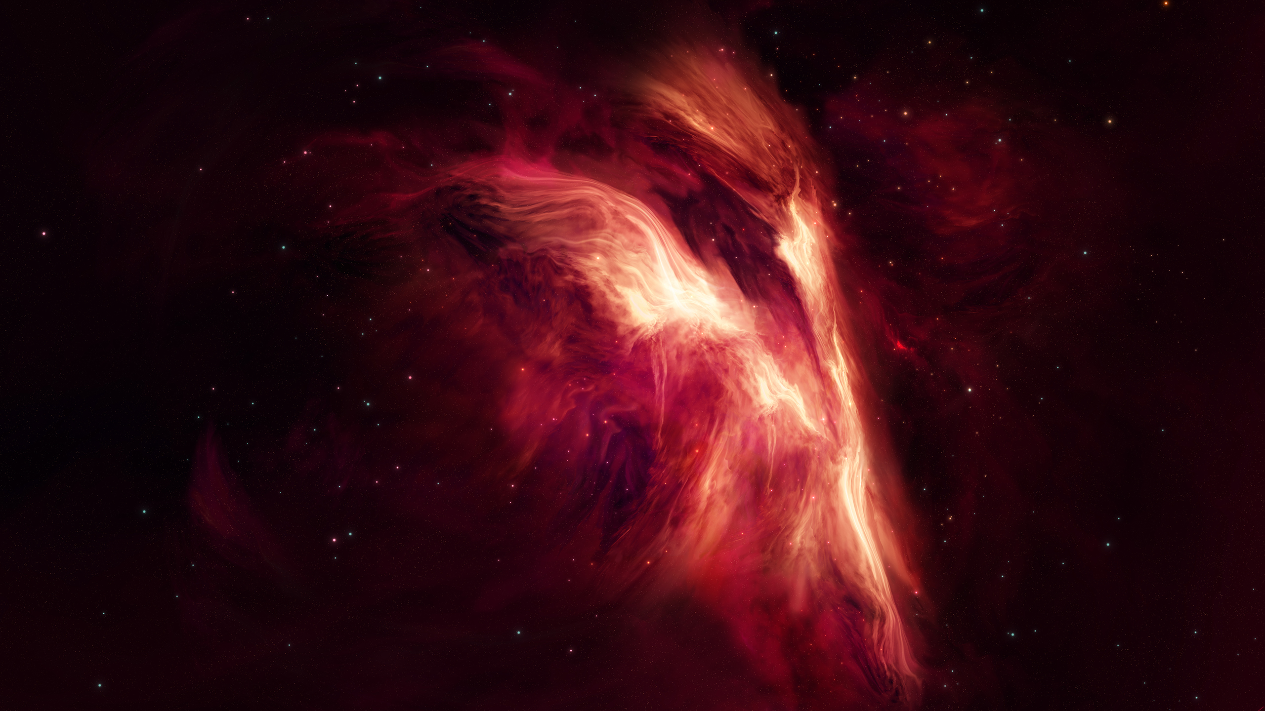 Dark Red Space Wallpapers