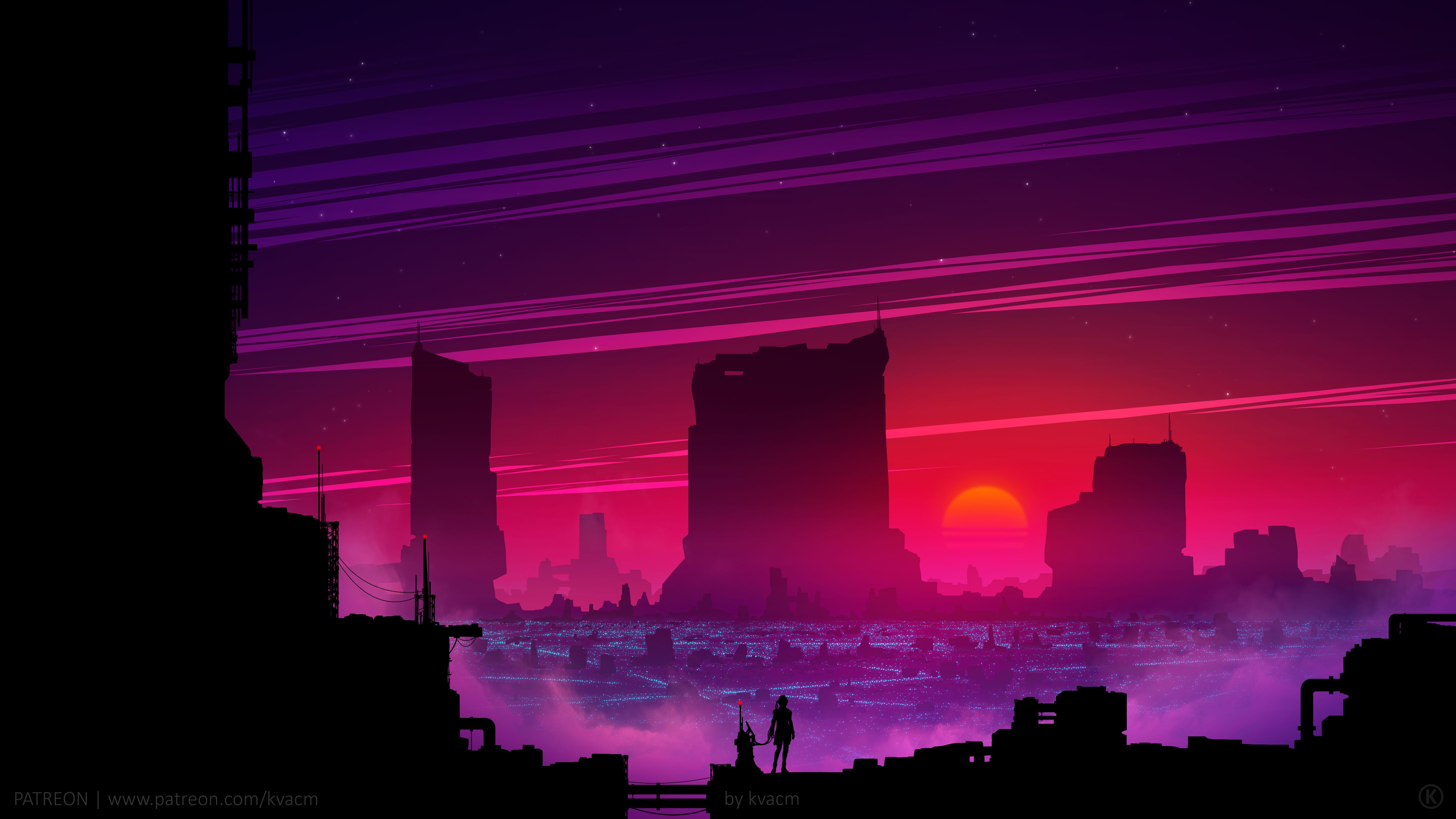 Dark Synthwave Wallpapers