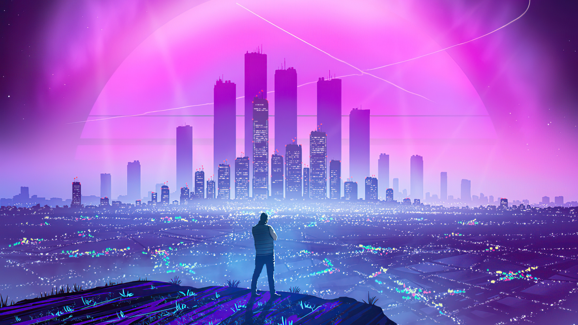 Dark Synthwave Wallpapers