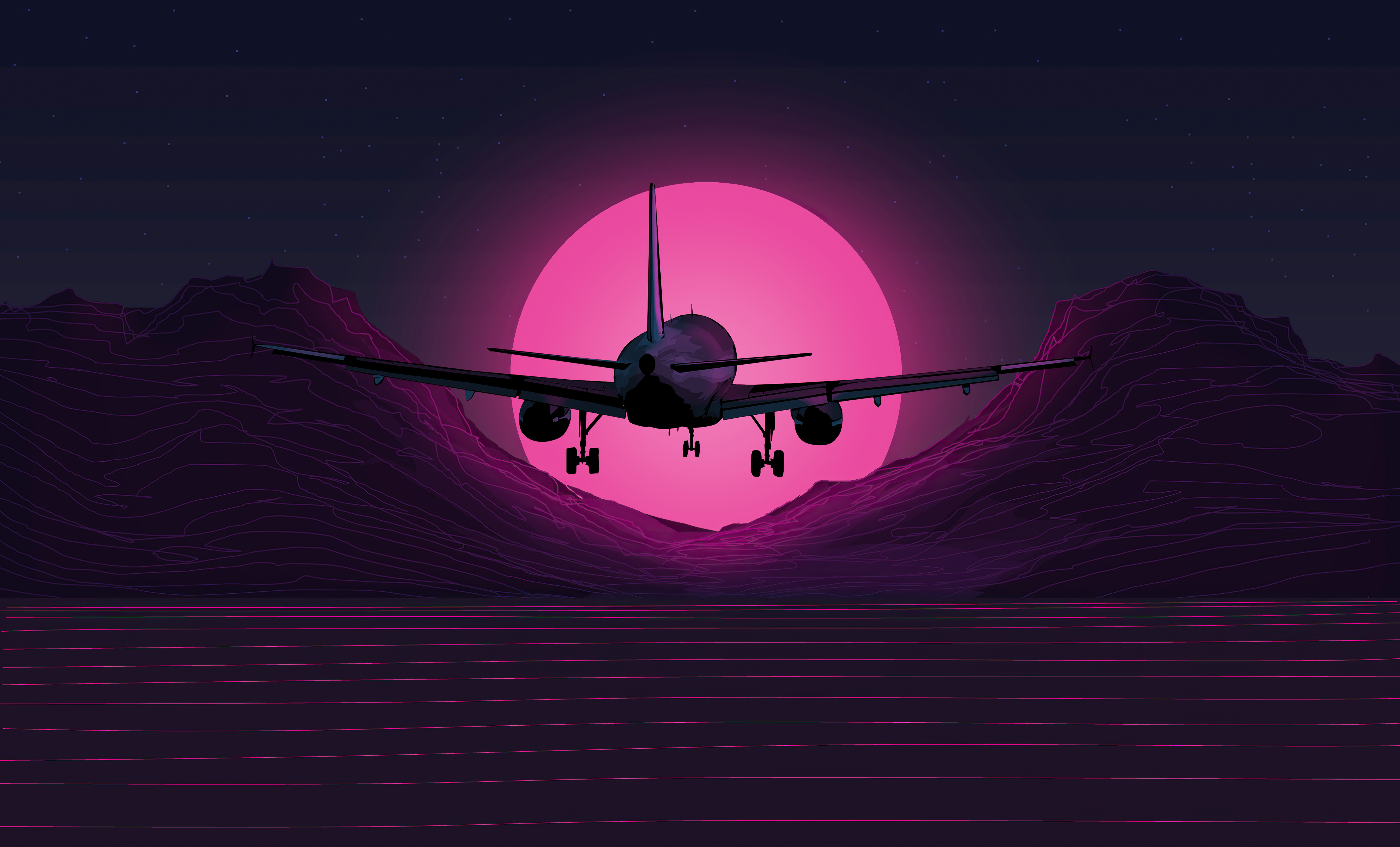 Dark Synthwave Wallpapers